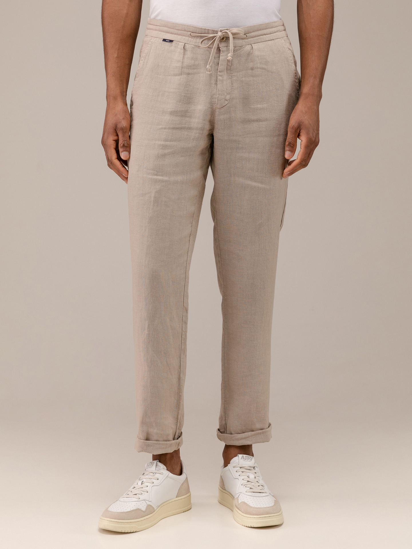 Detailansicht von Lässige Hose aus Leinen von 04651