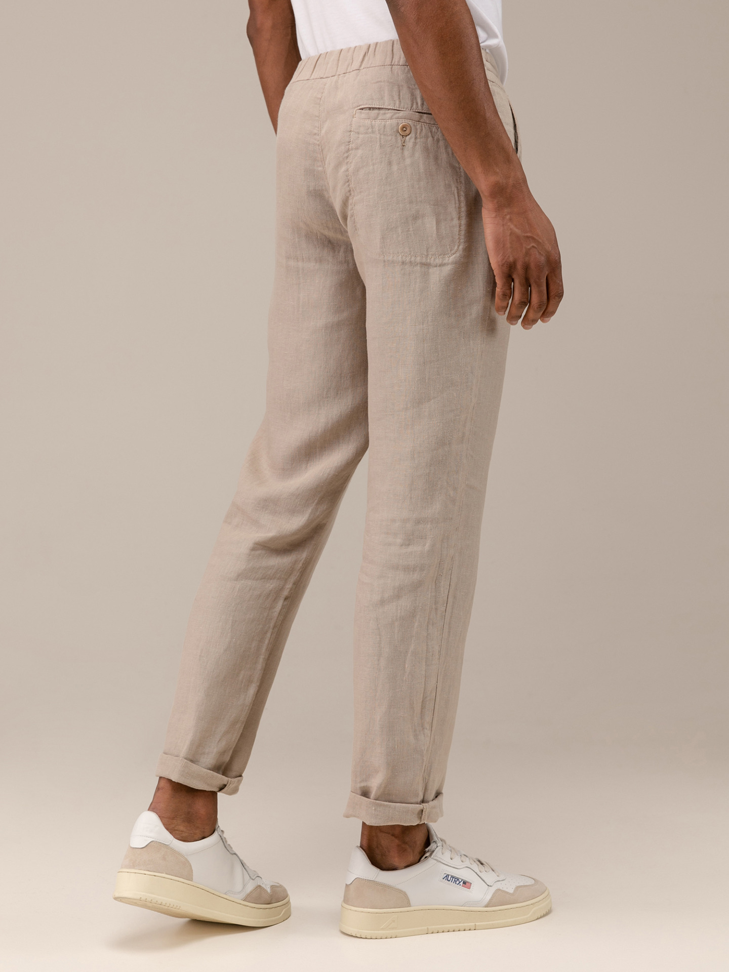 Detailansicht von Lässige Hose aus Leinen von 04651