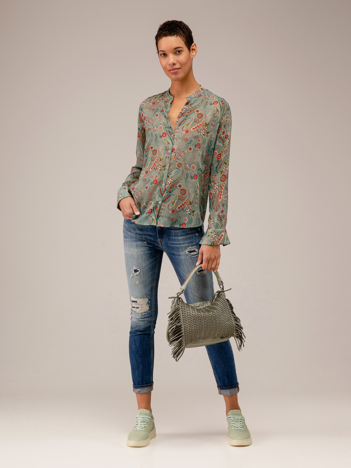 Detailansicht von Gemusterte Bluse von DANIELS