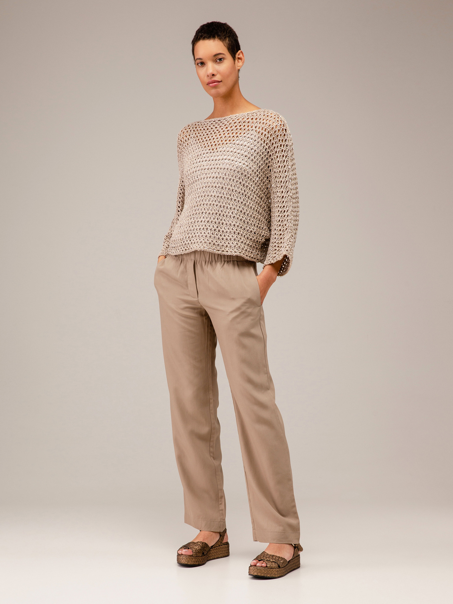 Detailansicht von Pullover mit 3/4-Arm von ANTONELLI