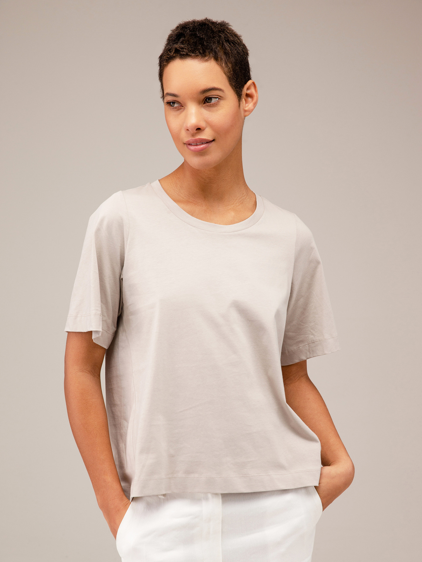 Detailansicht von Oversize T-Shirt aus Baumwolle von LIS LAREIDA