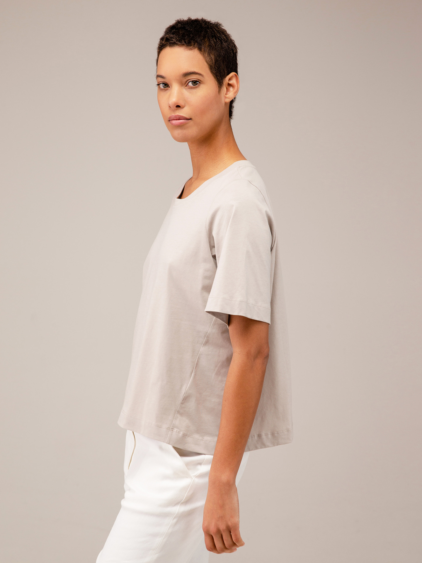 Detailansicht von Oversize T-Shirt aus Baumwolle von LIS LAREIDA