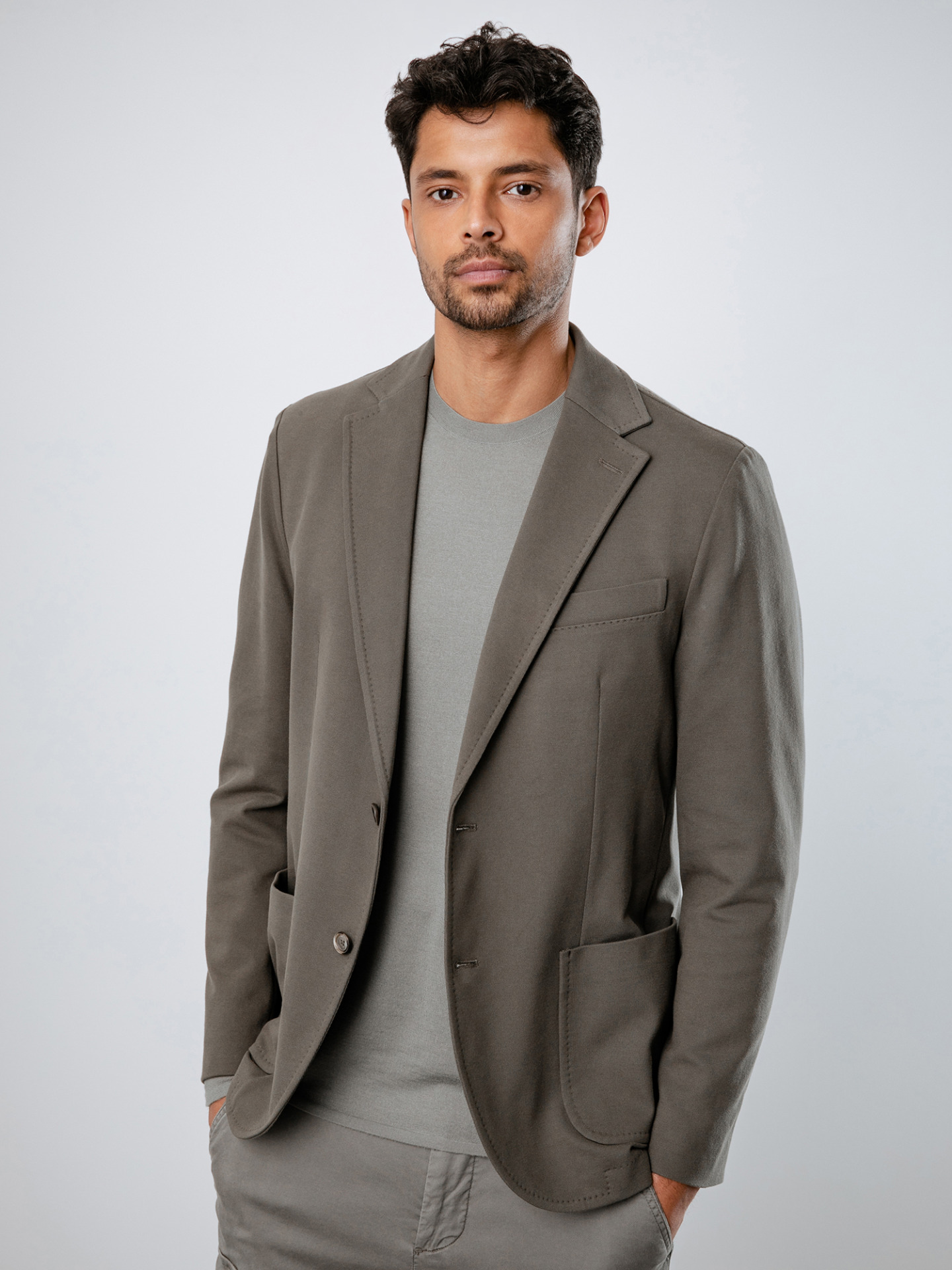 Detailansicht von Baumwollsakko von CIRCOLO