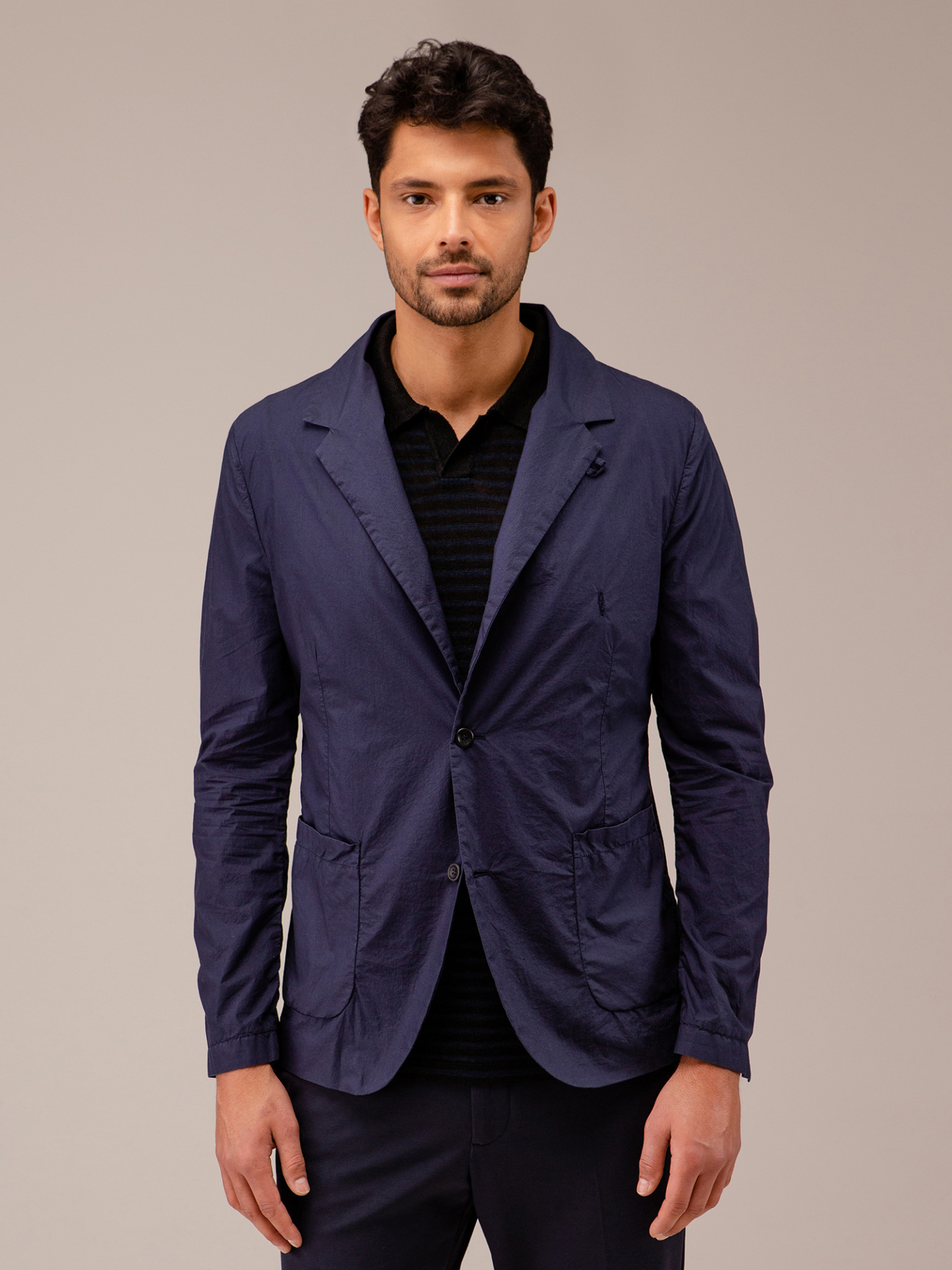 Detailansicht von Baumwollsakko von HANNES ROETHER