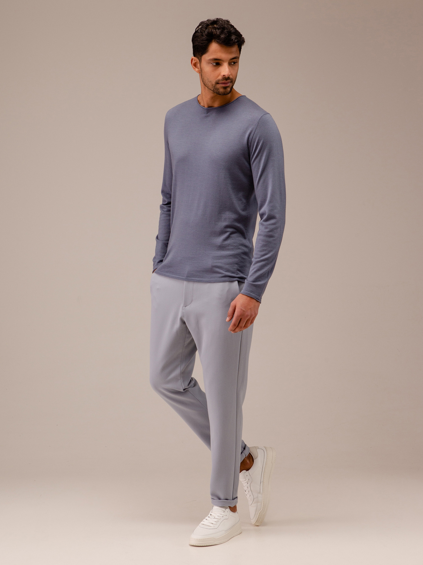 Detailansicht von Jerseyhose aus Baumwolle von LES DEUX