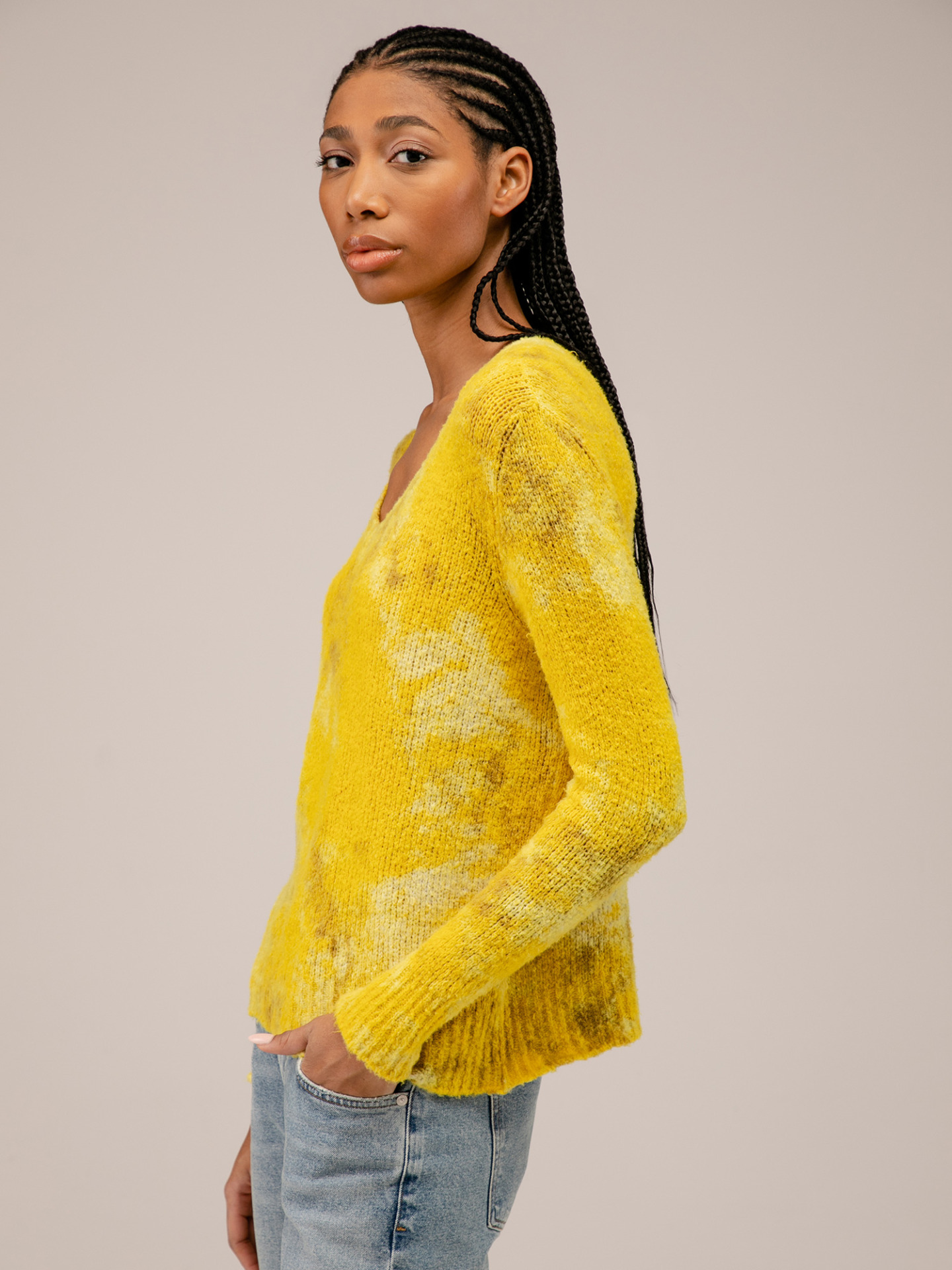 Detailansicht von Pullover aus Baumwolle von AVANT TOI