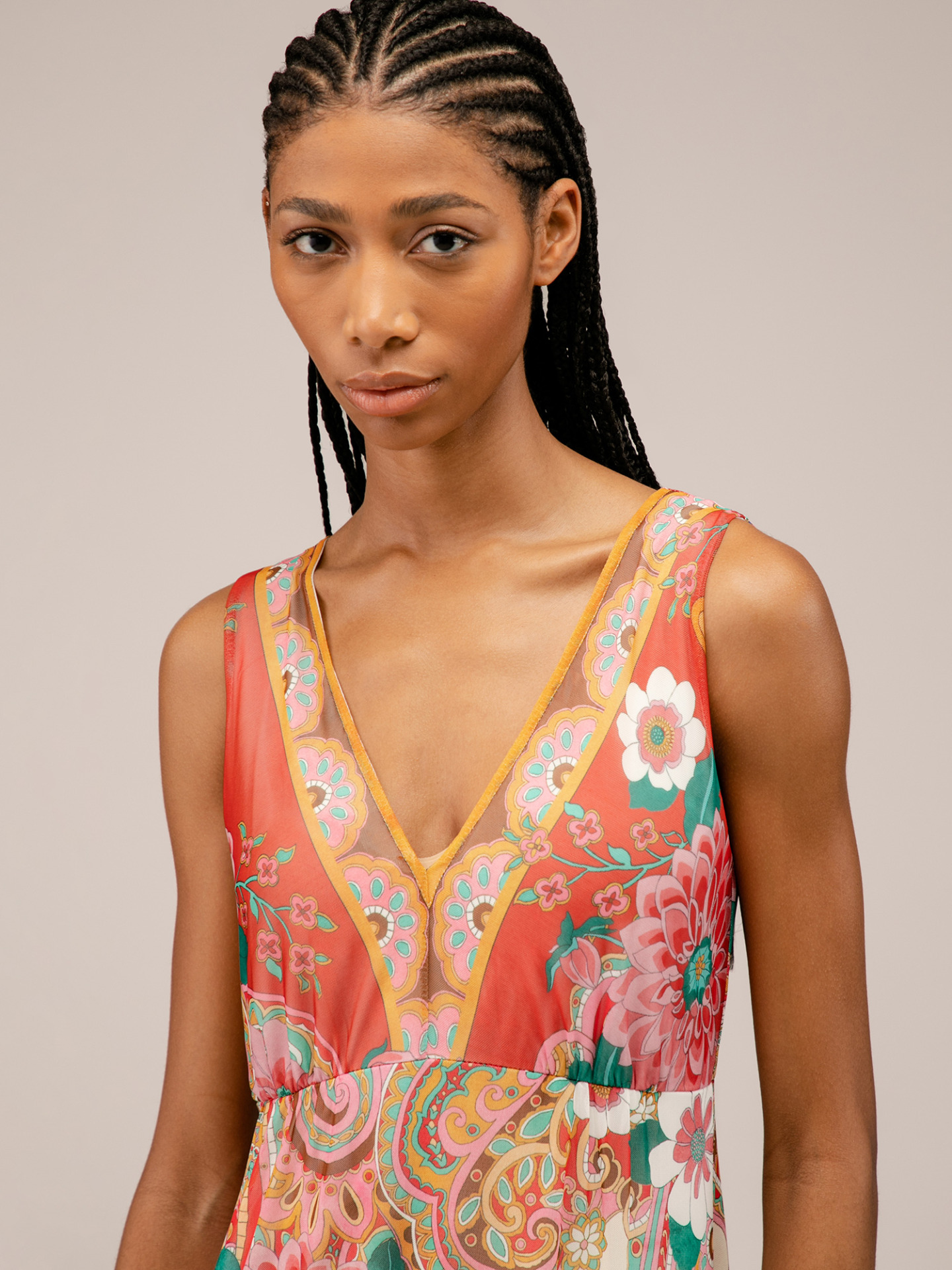 Detailansicht von Maxi-Kleid von ANA ALCAZAR