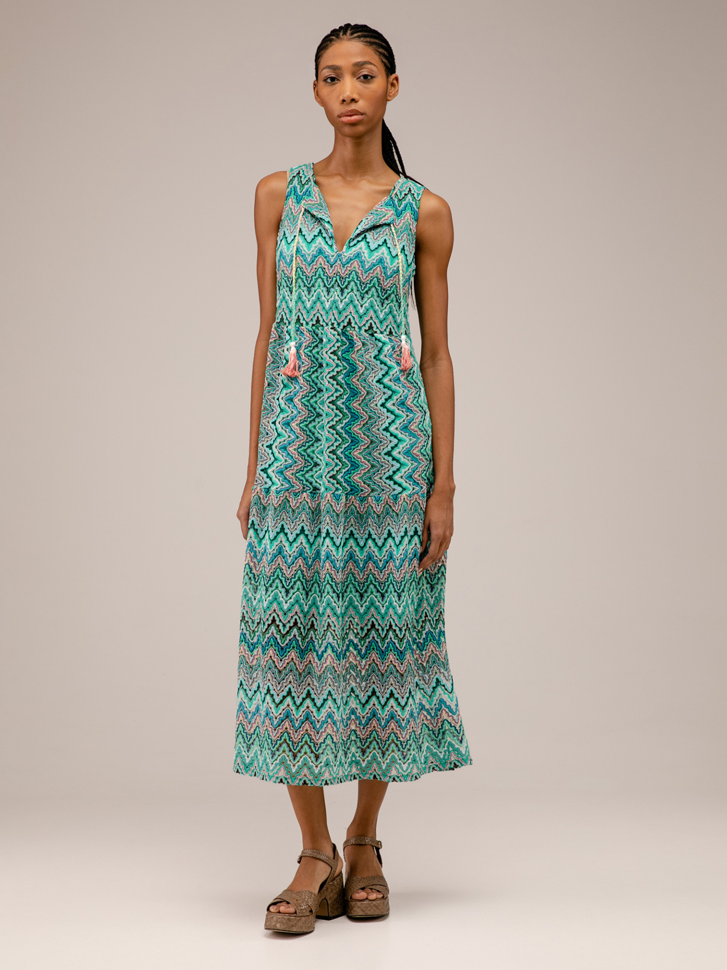 Detailansicht von Maxi-Kleid von ANA ALCAZAR