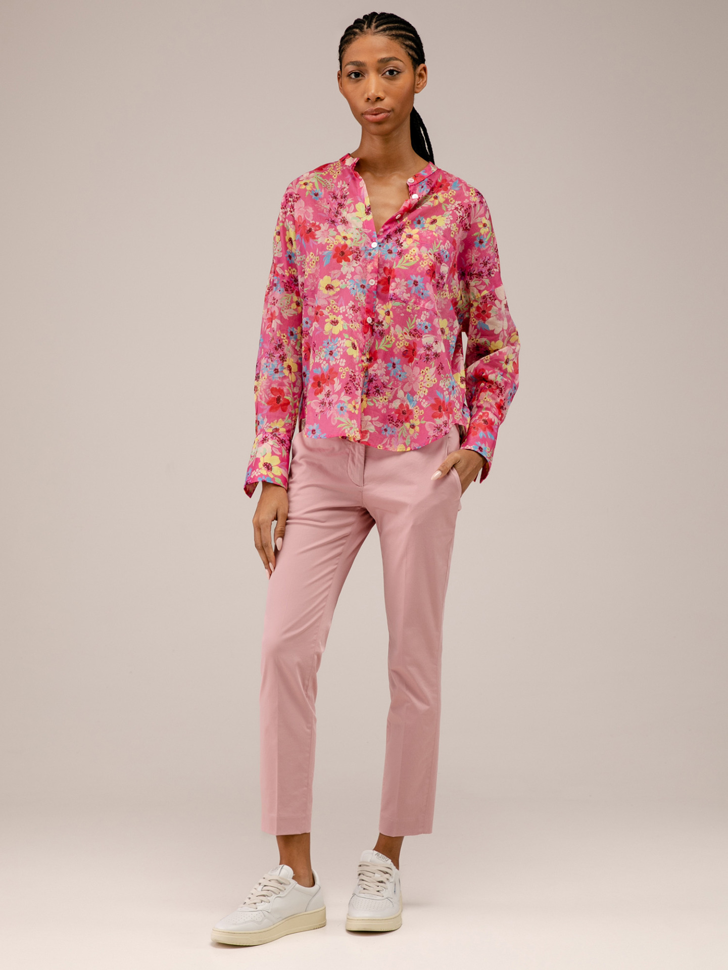 Detailansicht von Gemusterte Bluse von ROBERT FRIEDMAN