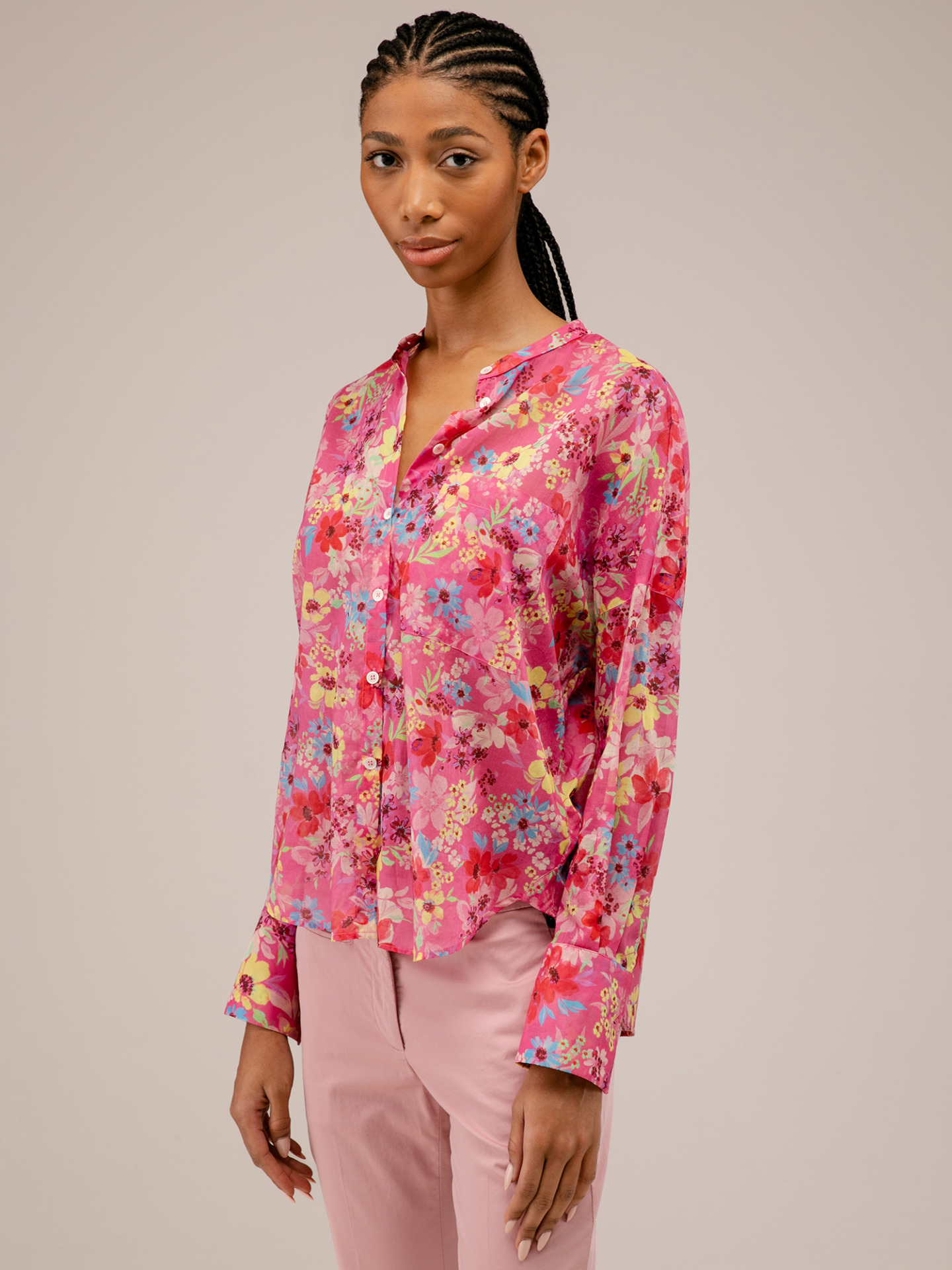 Detailansicht von Gemusterte Bluse von ROBERT FRIEDMAN