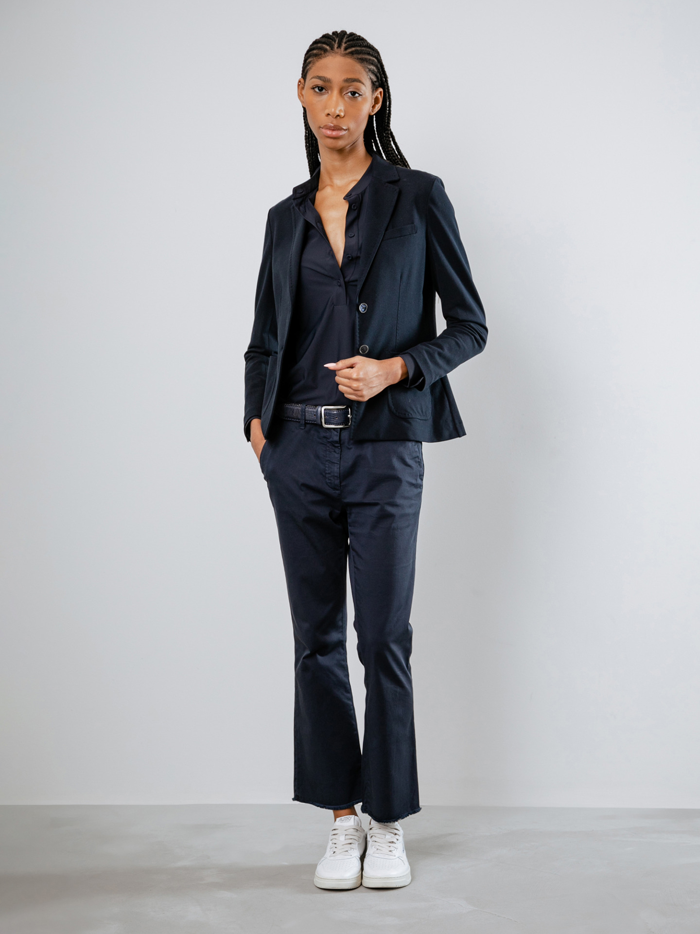 Detailansicht von Blazer aus Baumwolle von CIRCOLO