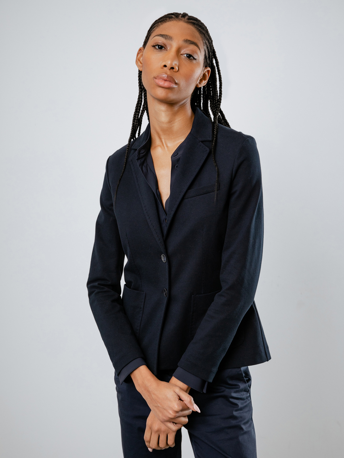 Detailansicht von Blazer aus Baumwolle von CIRCOLO