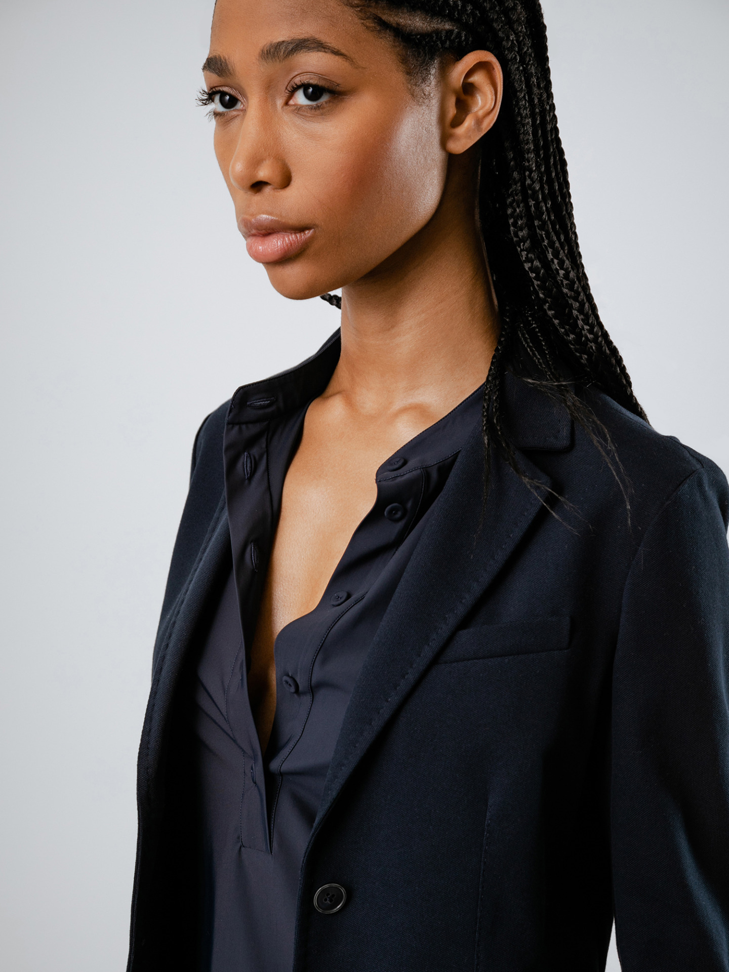 Detailansicht von Blazer aus Baumwolle von CIRCOLO