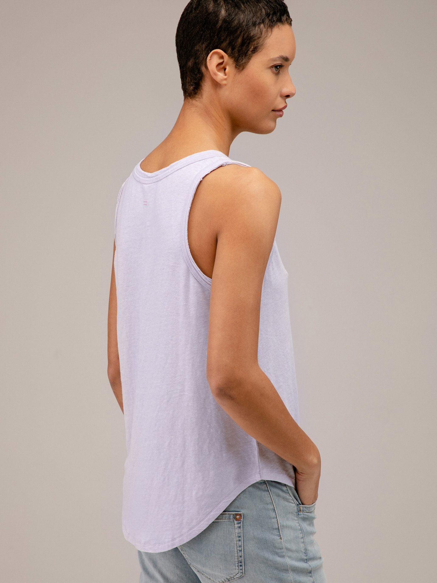 Detailansicht von Weites Top aus Leinen von 10 DAYS