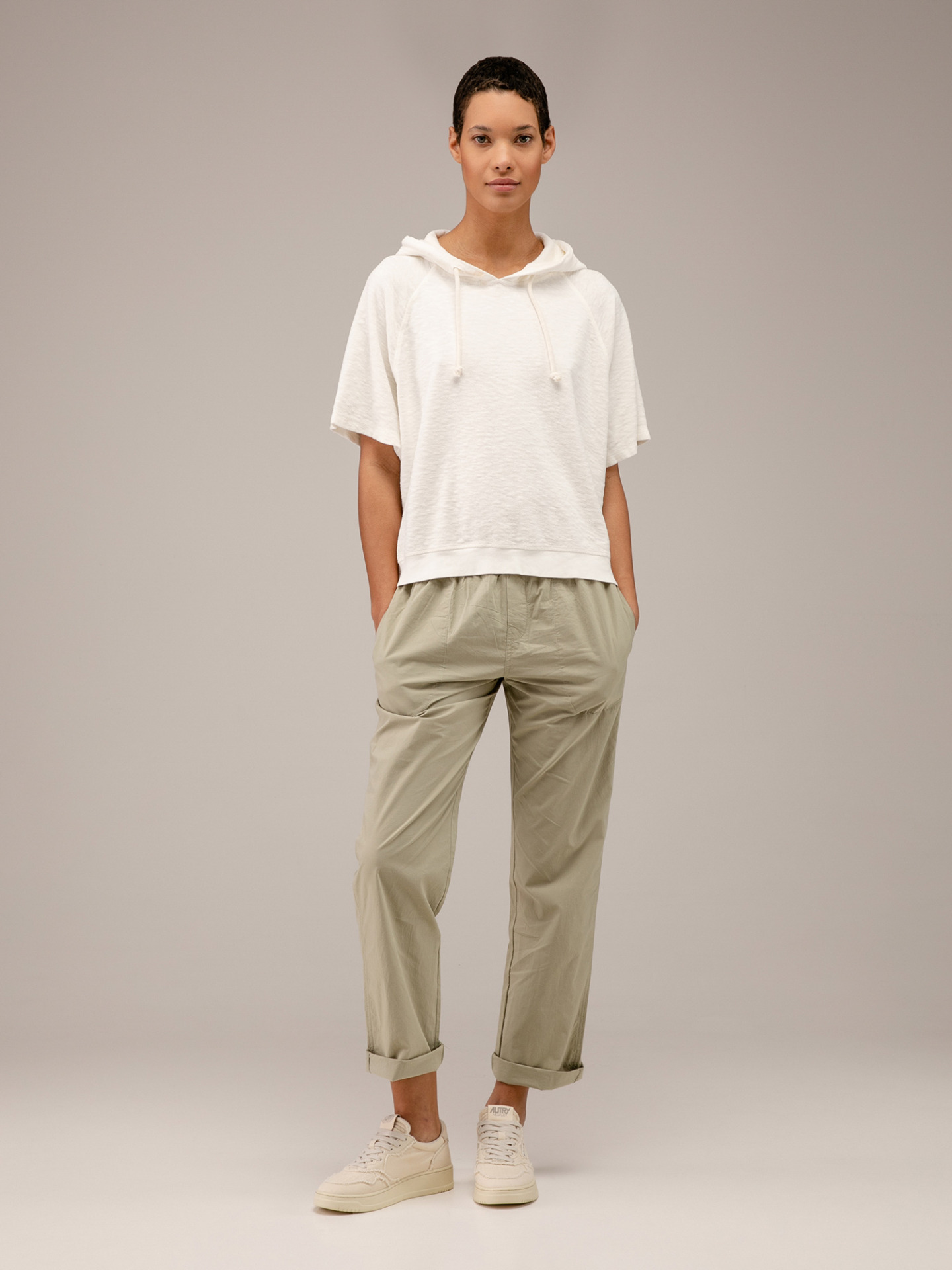 Detailansicht von Lässige Hose aus Baumwolle von JC SOPHIE