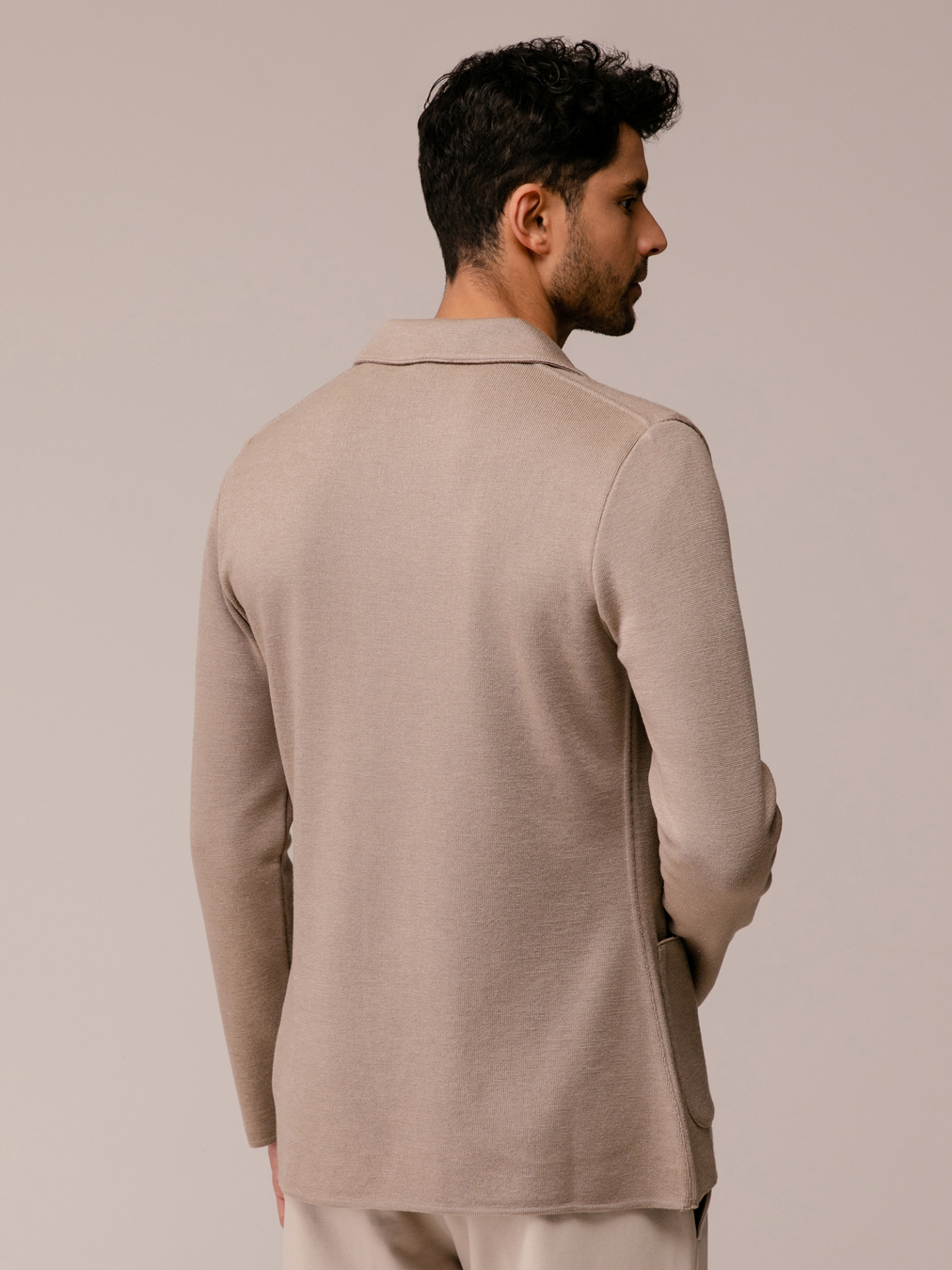 Detailansicht von Wollsakko von LARDINI