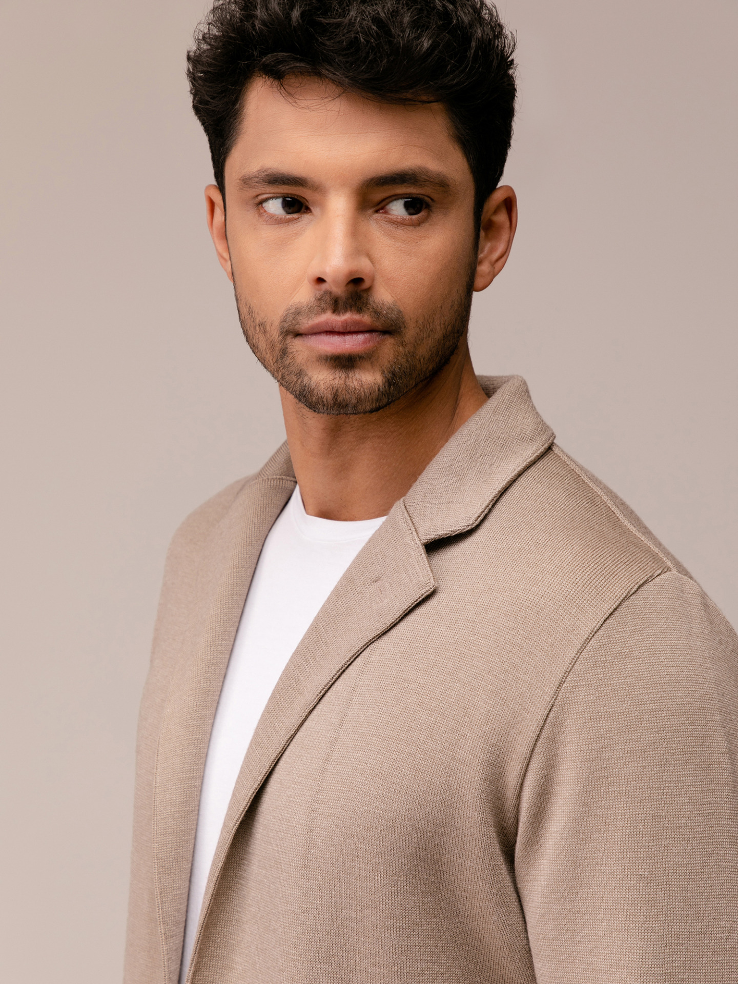 Detailansicht von Wollsakko von LARDINI