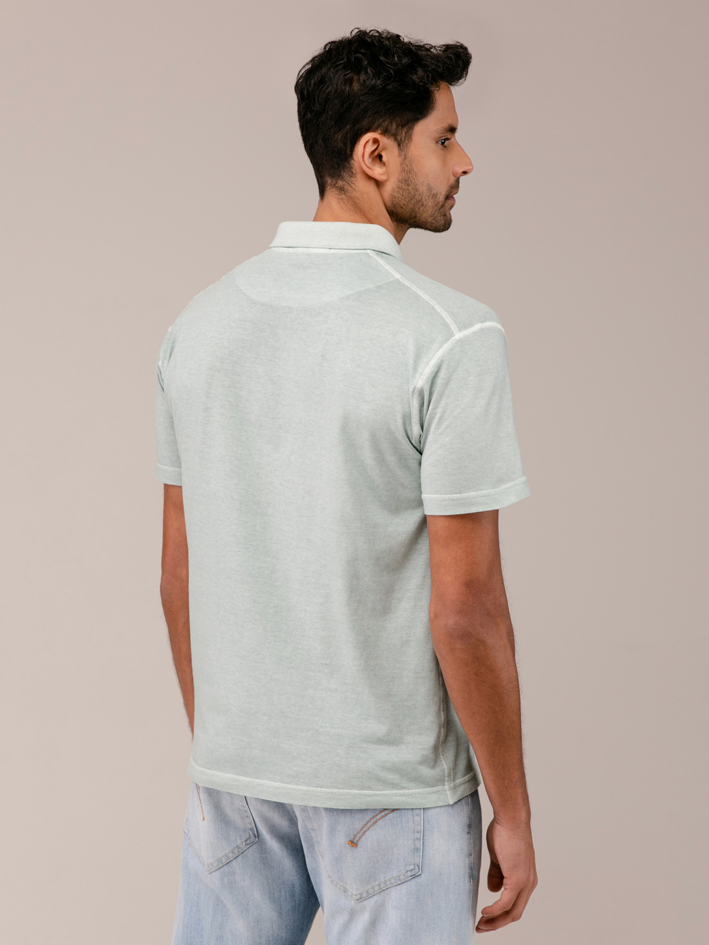 Detailansicht von Kurzarm-Poloshirt von STONE ISLAND