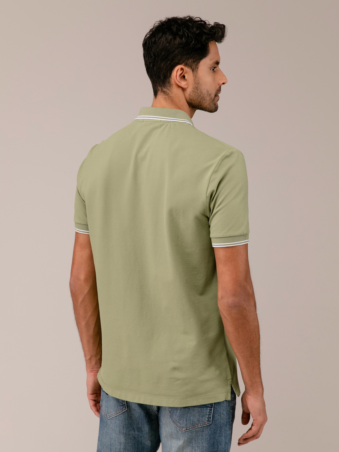 Detailansicht von Kurzarm-Poloshirt von STONE ISLAND