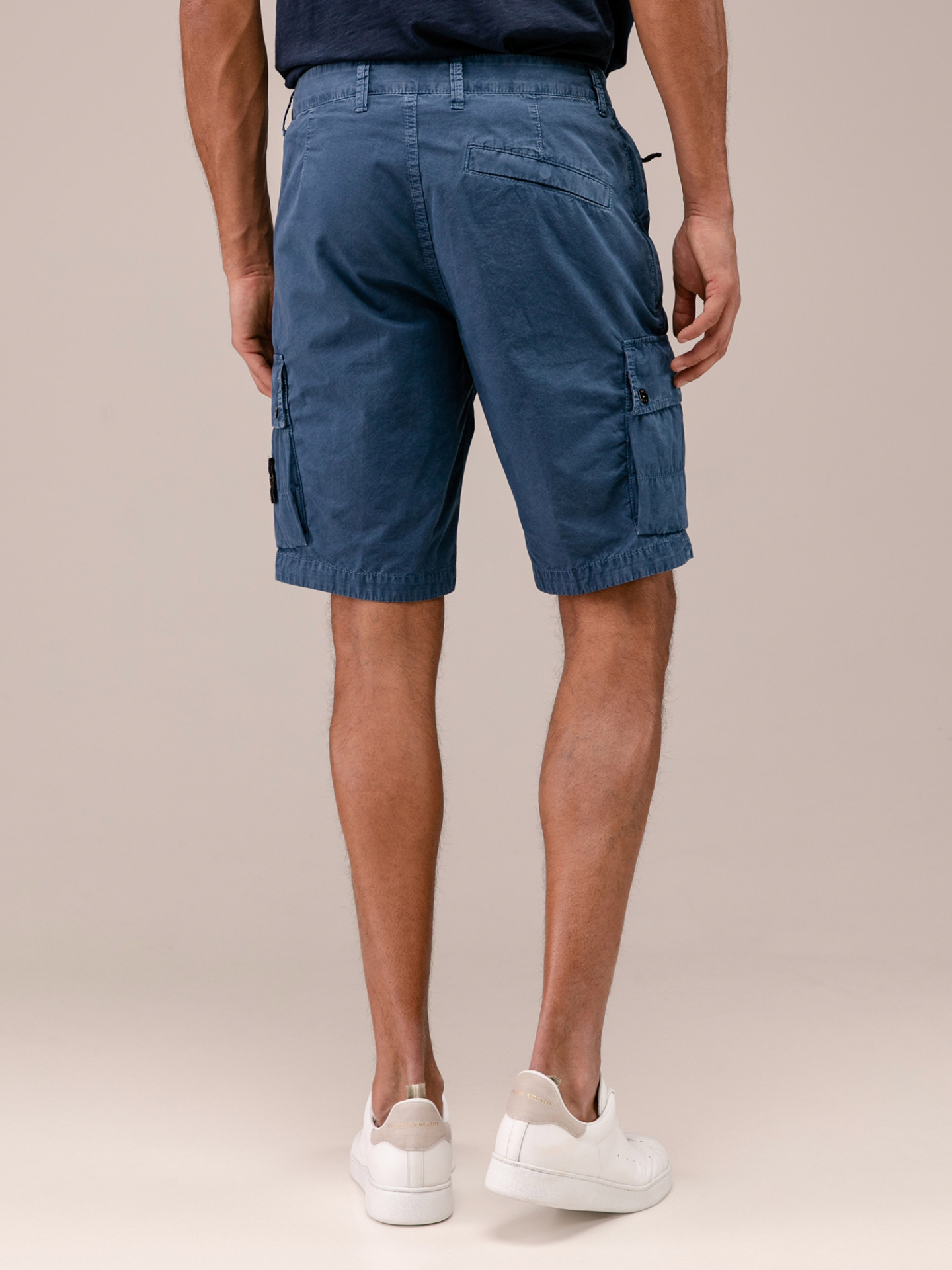 Detailansicht von Bermudas aus Baumwolle von STONE ISLAND