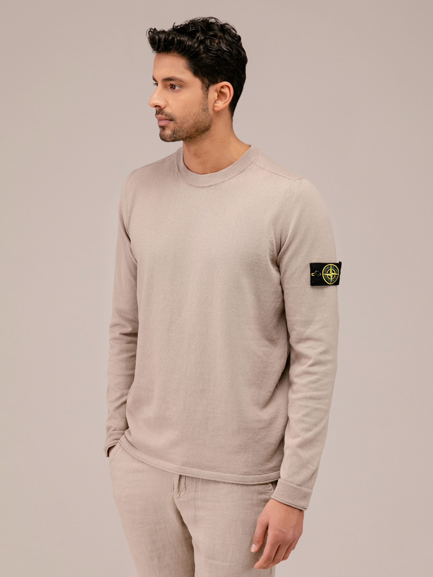 Detailansicht von Pullover aus Baumwolle von STONE ISLAND