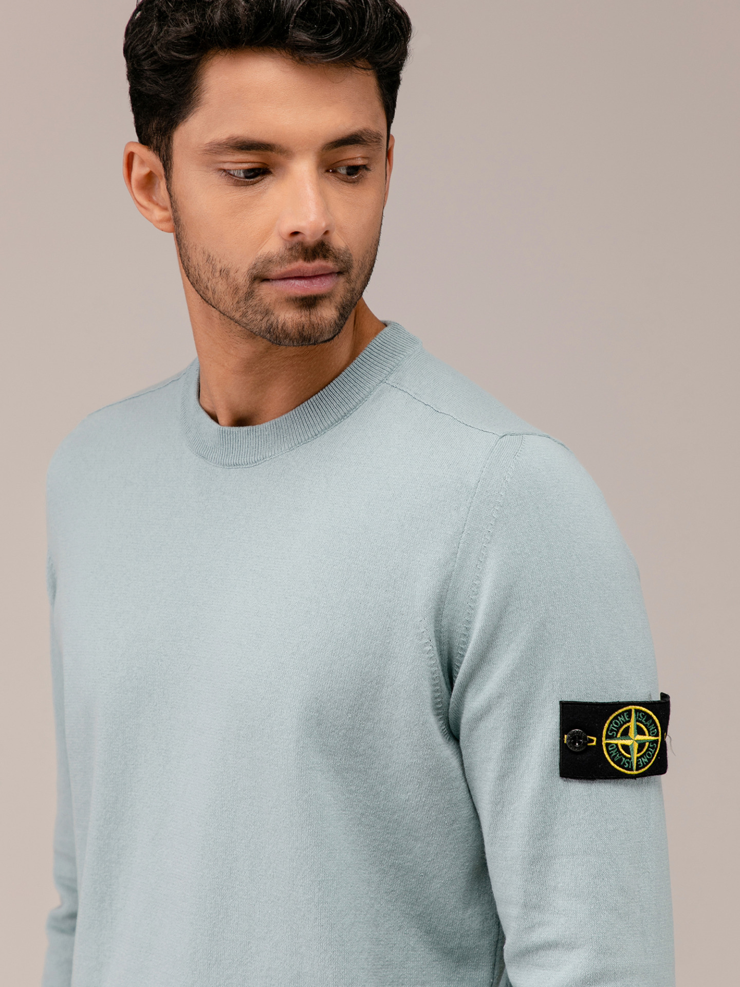 Detailansicht von Pullover aus Baumwolle von STONE ISLAND