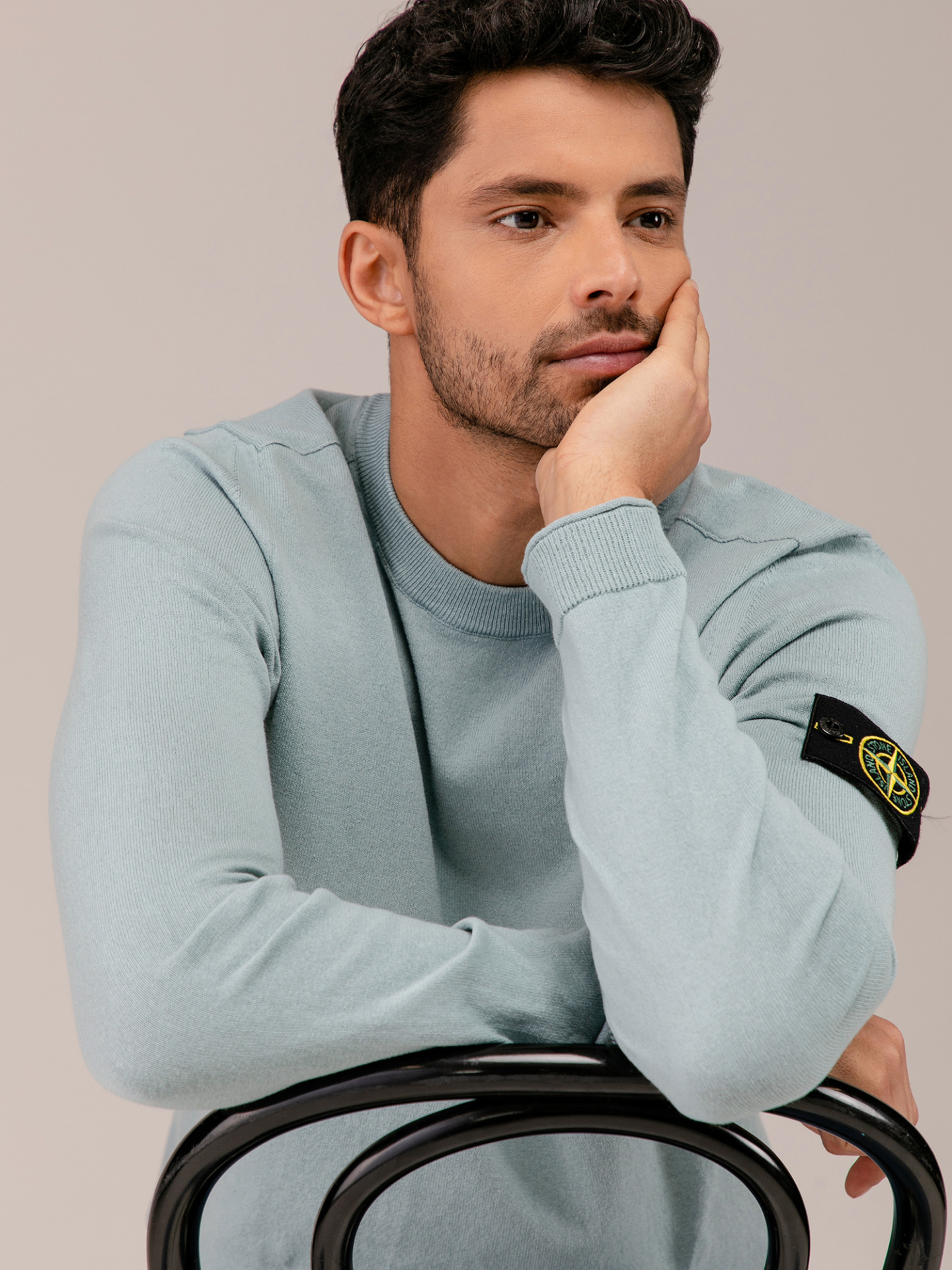 Detailansicht von Pullover aus Baumwolle von STONE ISLAND