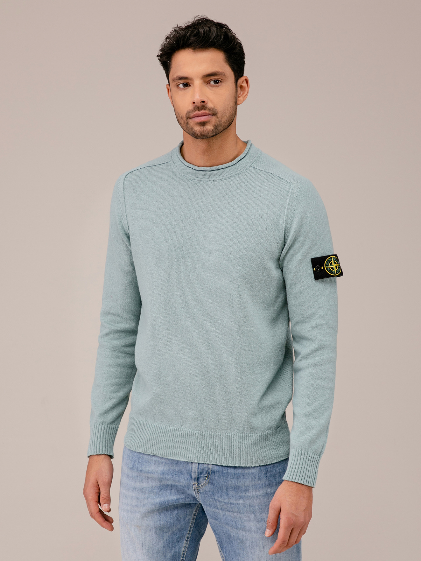Detailansicht von Pullover aus Baumwolle von STONE ISLAND