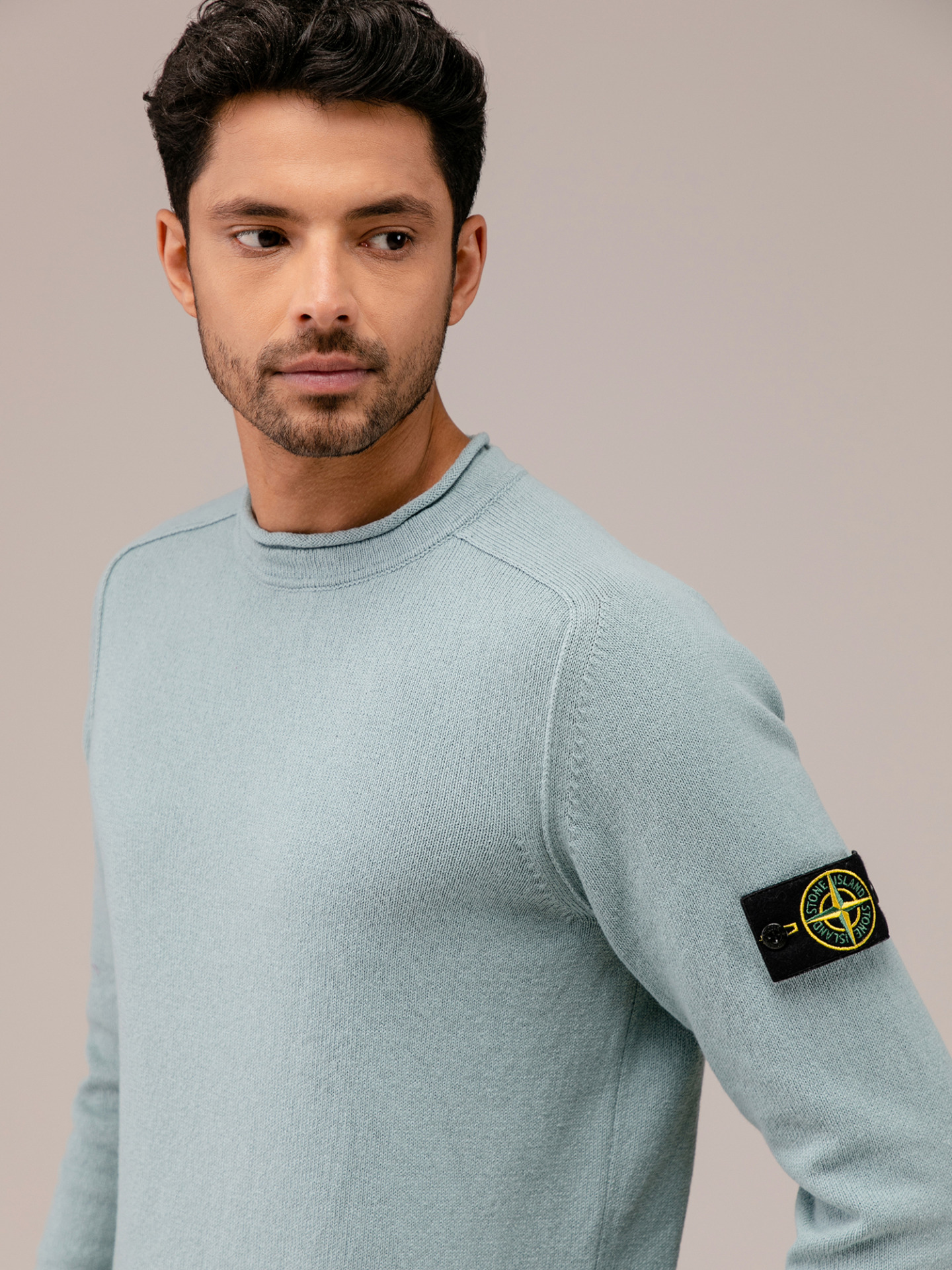 Detailansicht von Pullover aus Baumwolle von STONE ISLAND