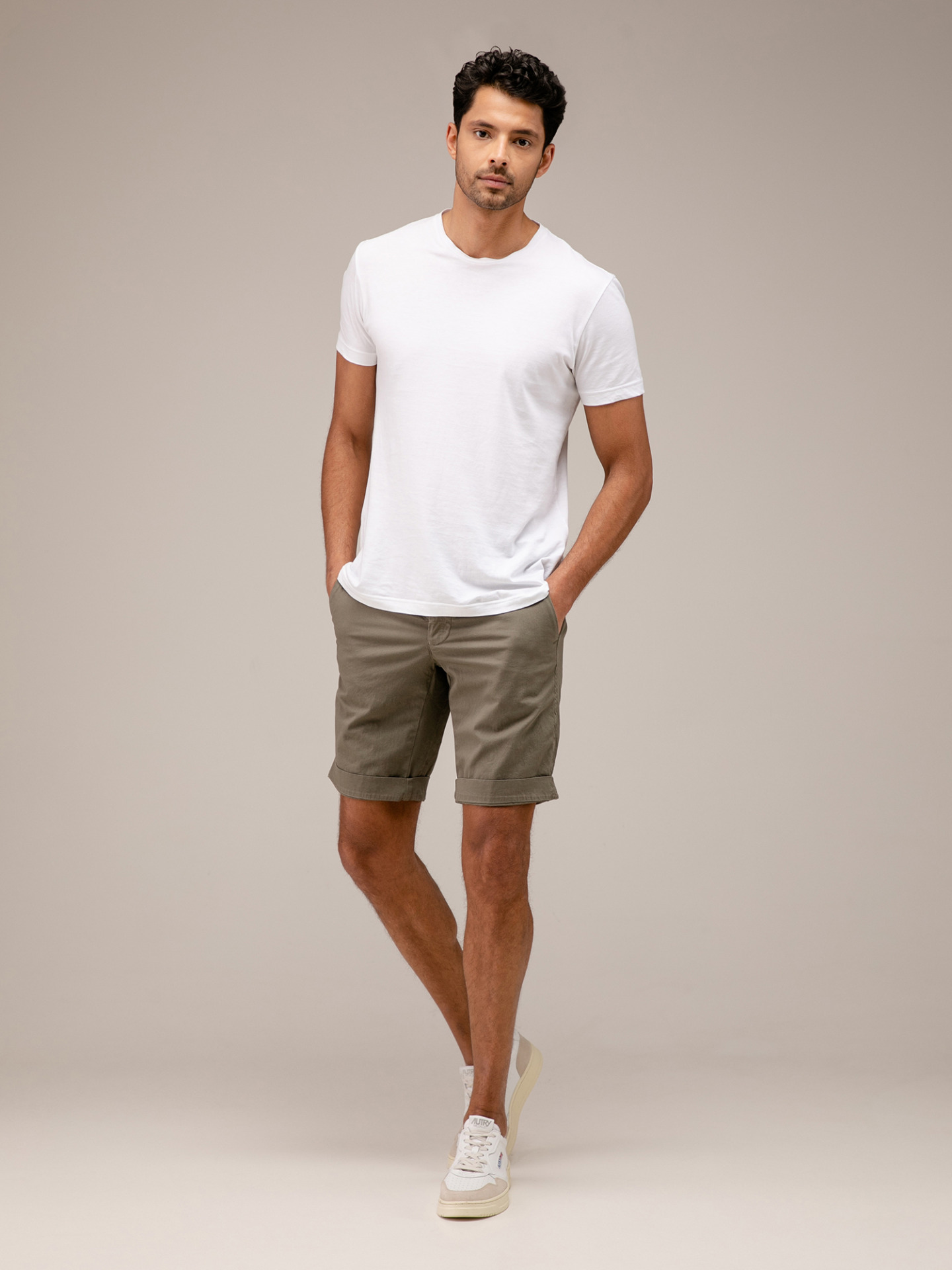 Detailansicht von Bermudas aus Baumwolle von MASON’S