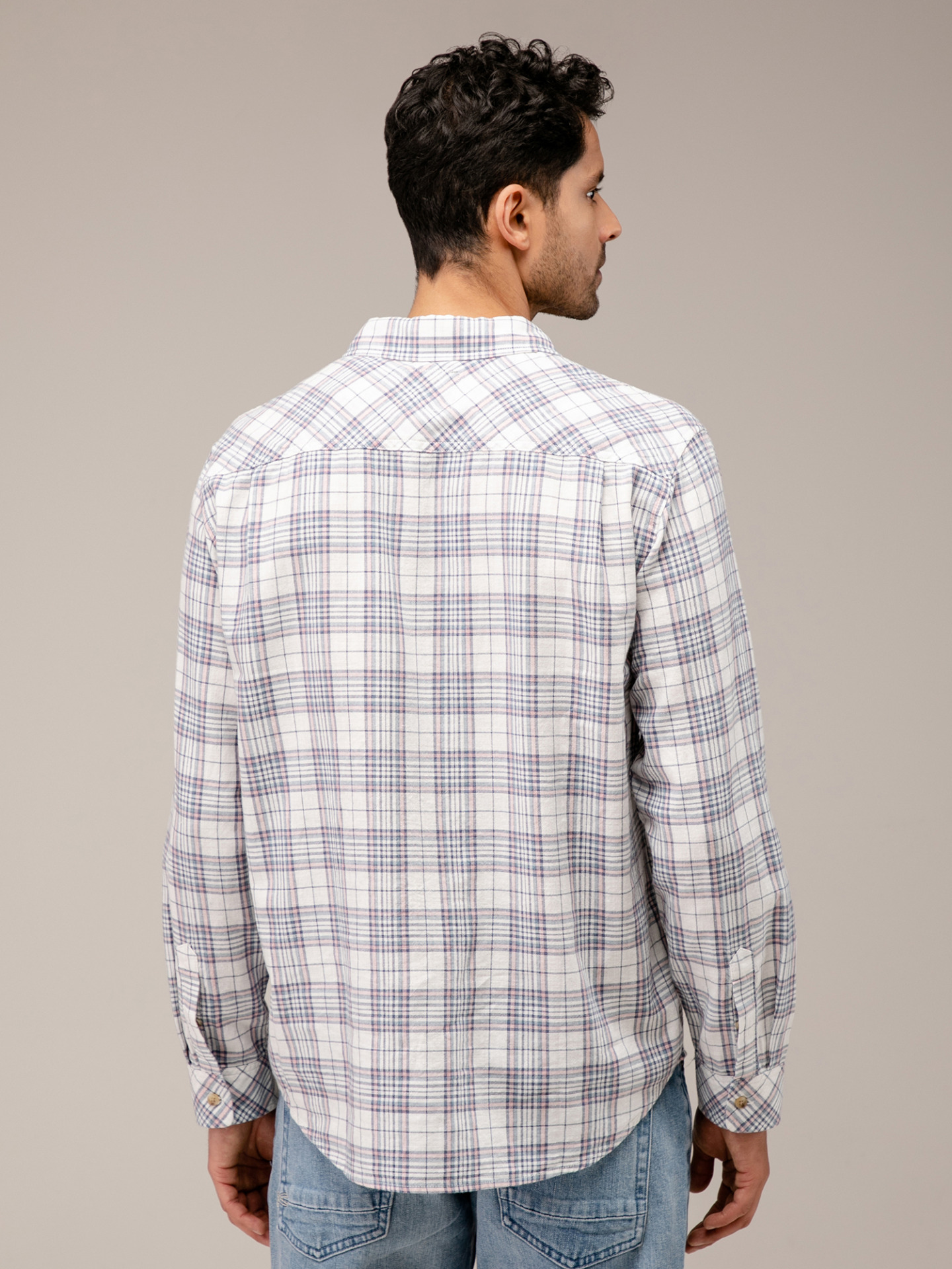 Detailansicht von Karohemd aus Baumwolle von RAILS