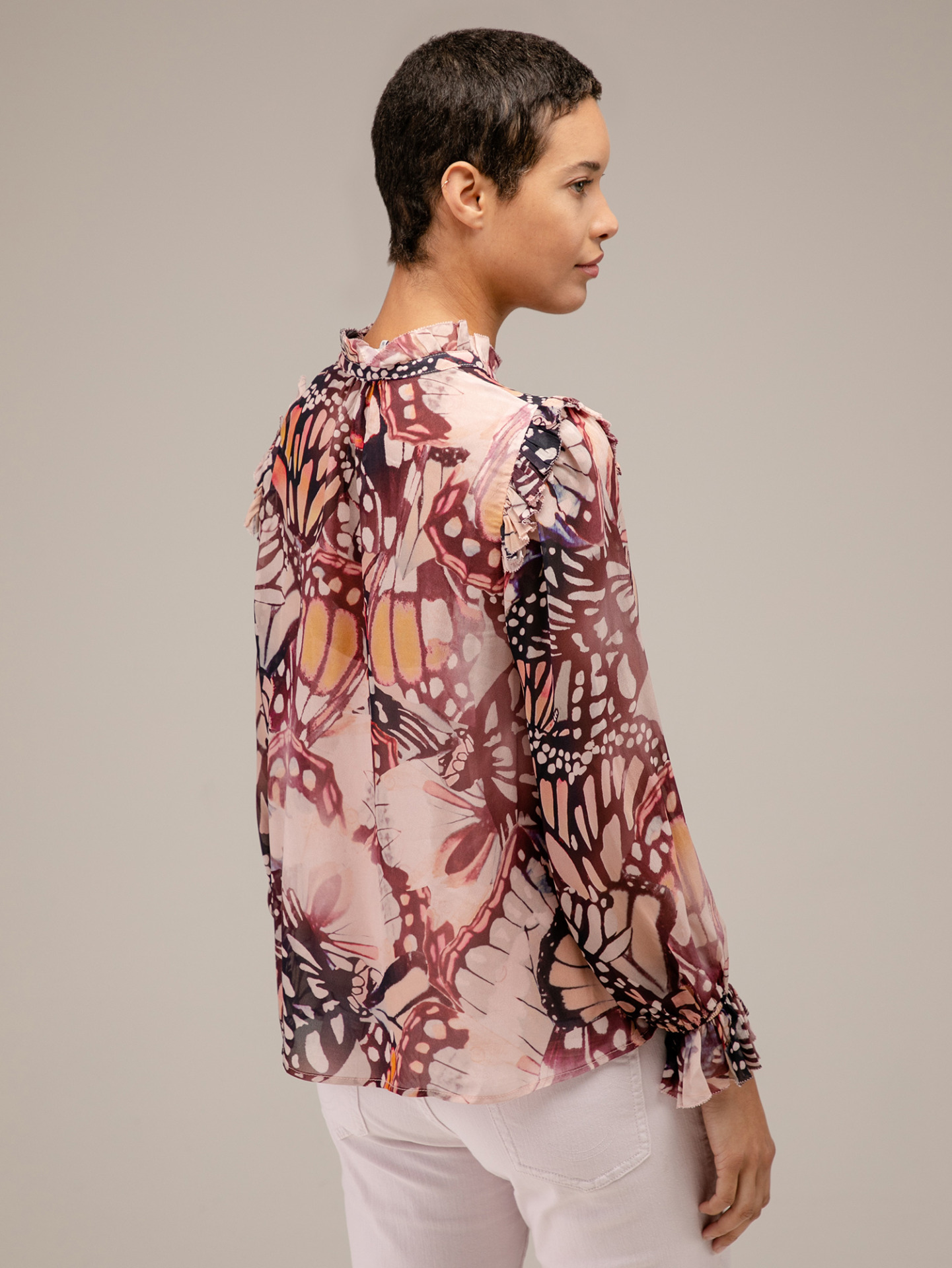 Detailansicht von Gemusterte Bluse von DREAM CATCHER