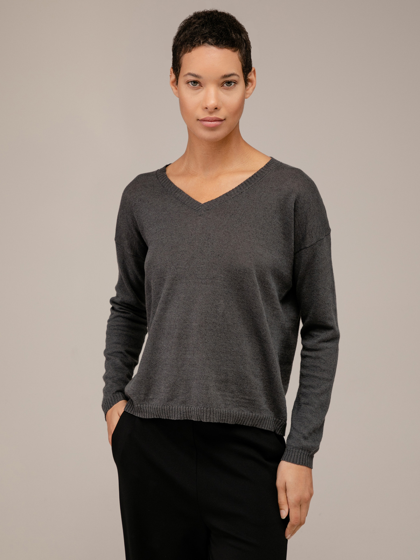 Detailansicht von Pullover aus Leinen von DANIELS