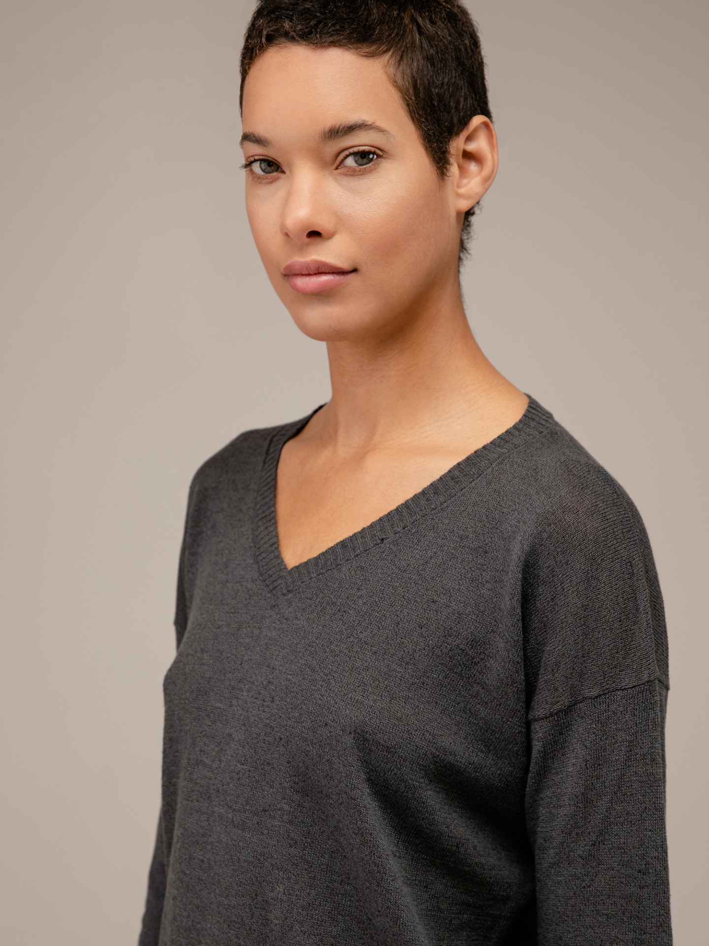 Detailansicht von Pullover aus Leinen von DANIELS