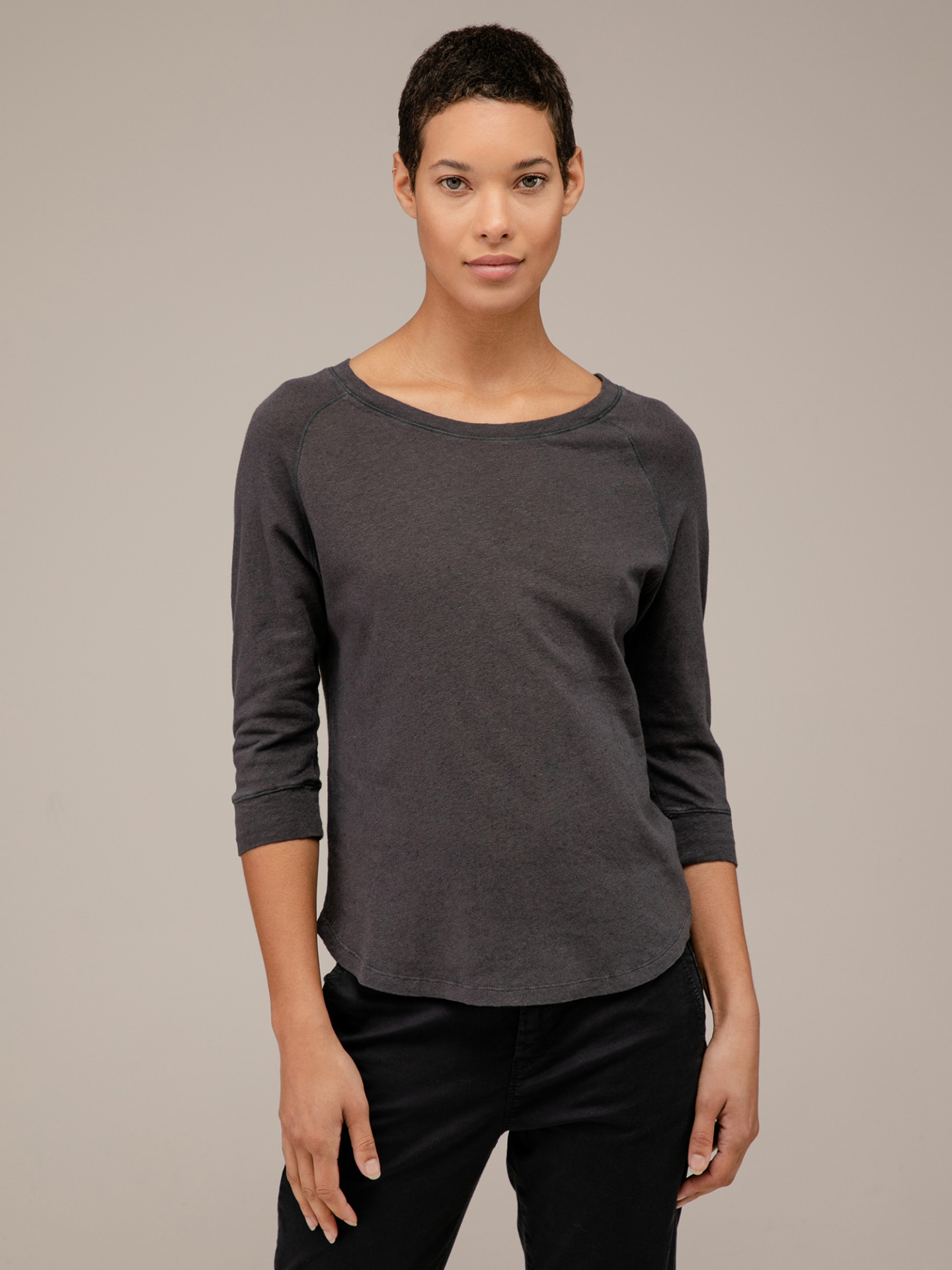 Detailansicht von Langarmshirt mit 3/4 Arm von DANIELS