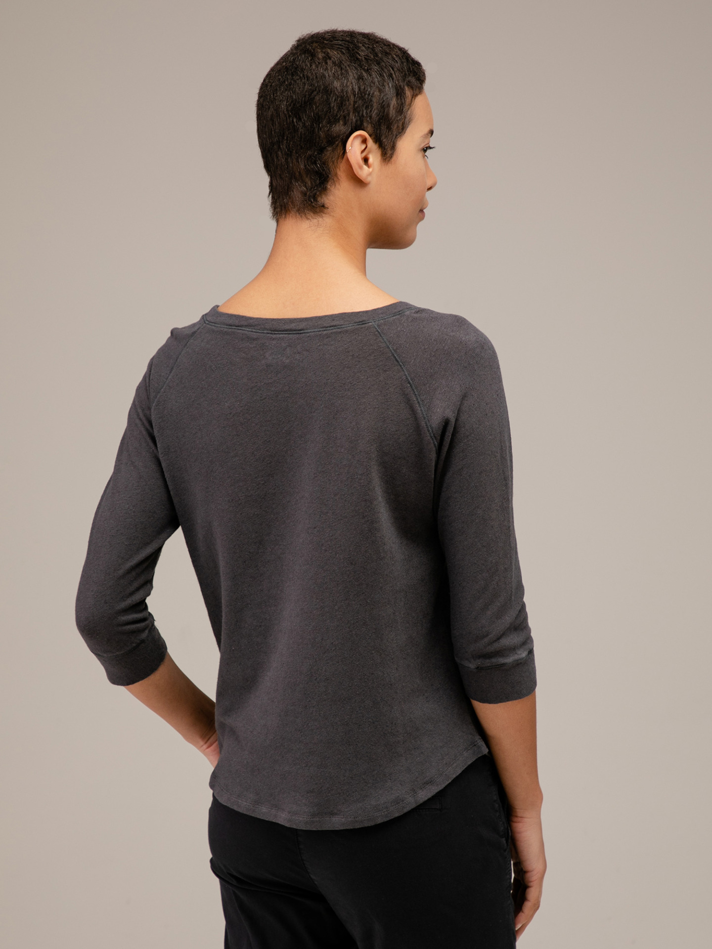 Detailansicht von Langarmshirt mit 3/4 Arm von DANIELS
