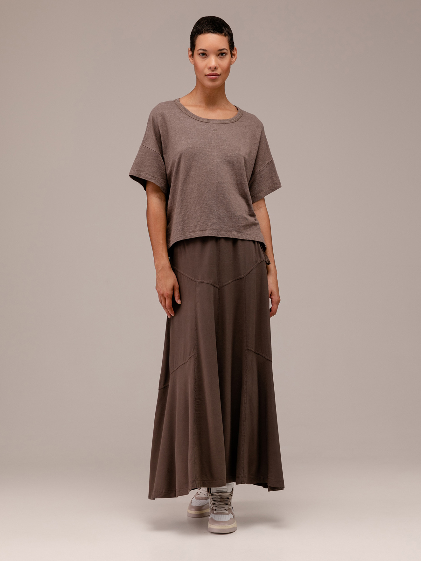 Detailansicht von Oversized T-Shirt aus Leinen von 10 DAYS