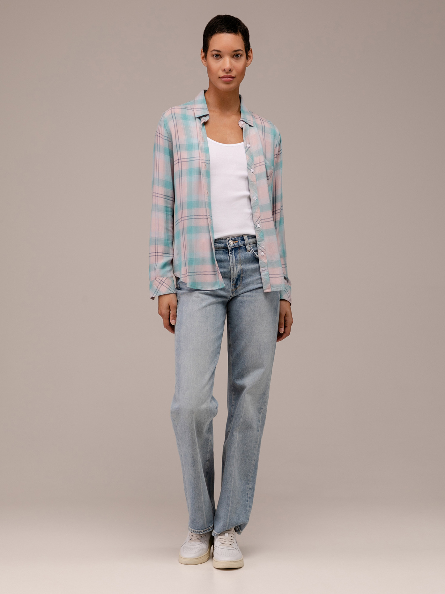 Detailansicht von Karobluse von RAILS