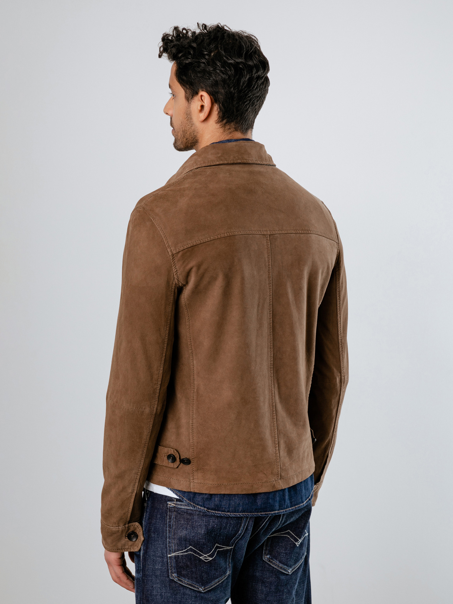 Detailansicht von Lederjacke von THE JACK LEATHERS