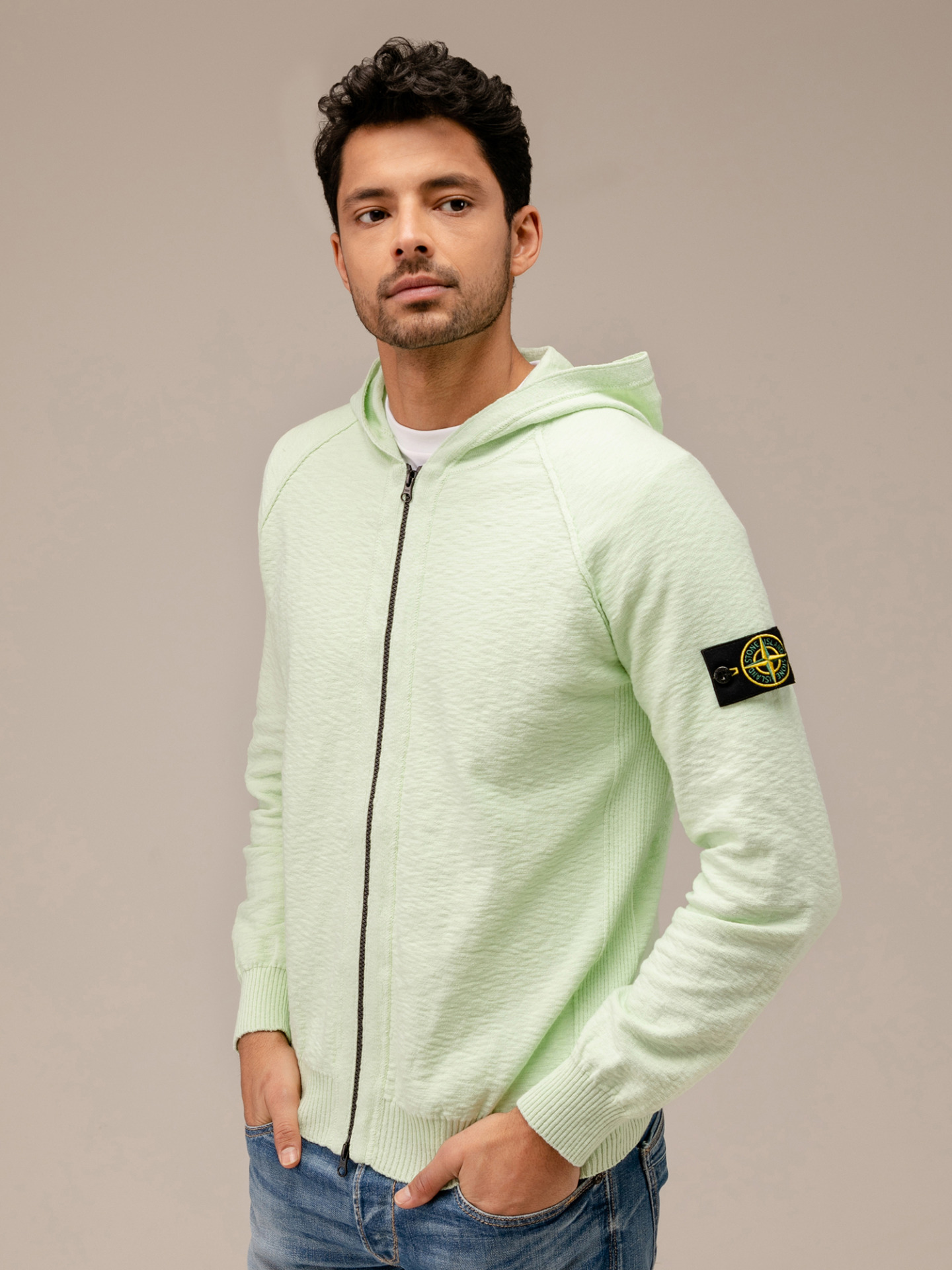 Detailansicht von Sweatjacke von STONE ISLAND
