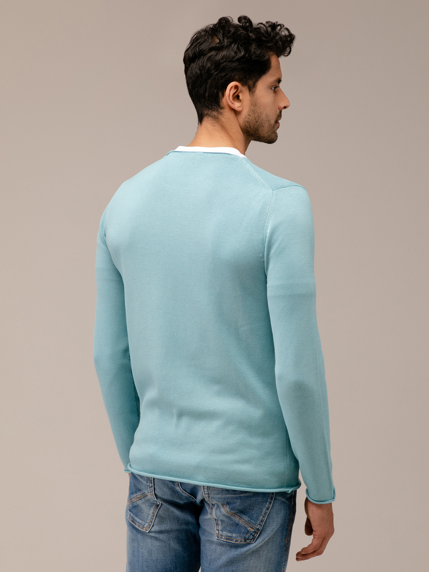 Detailansicht von Leichter Pullover aus Baumwolle von DANIELE FIESOLI