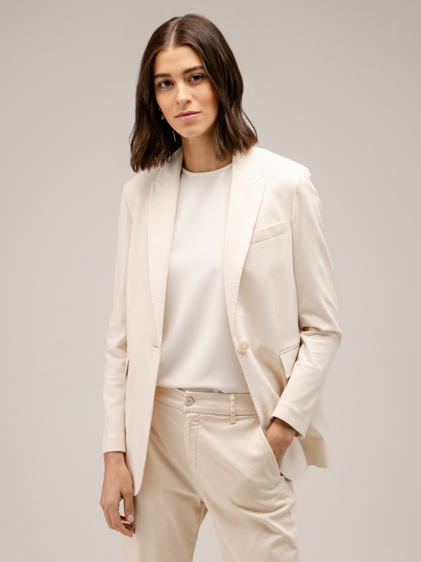 Detailansicht von Blazer aus Baumwolle von CIRCOLO