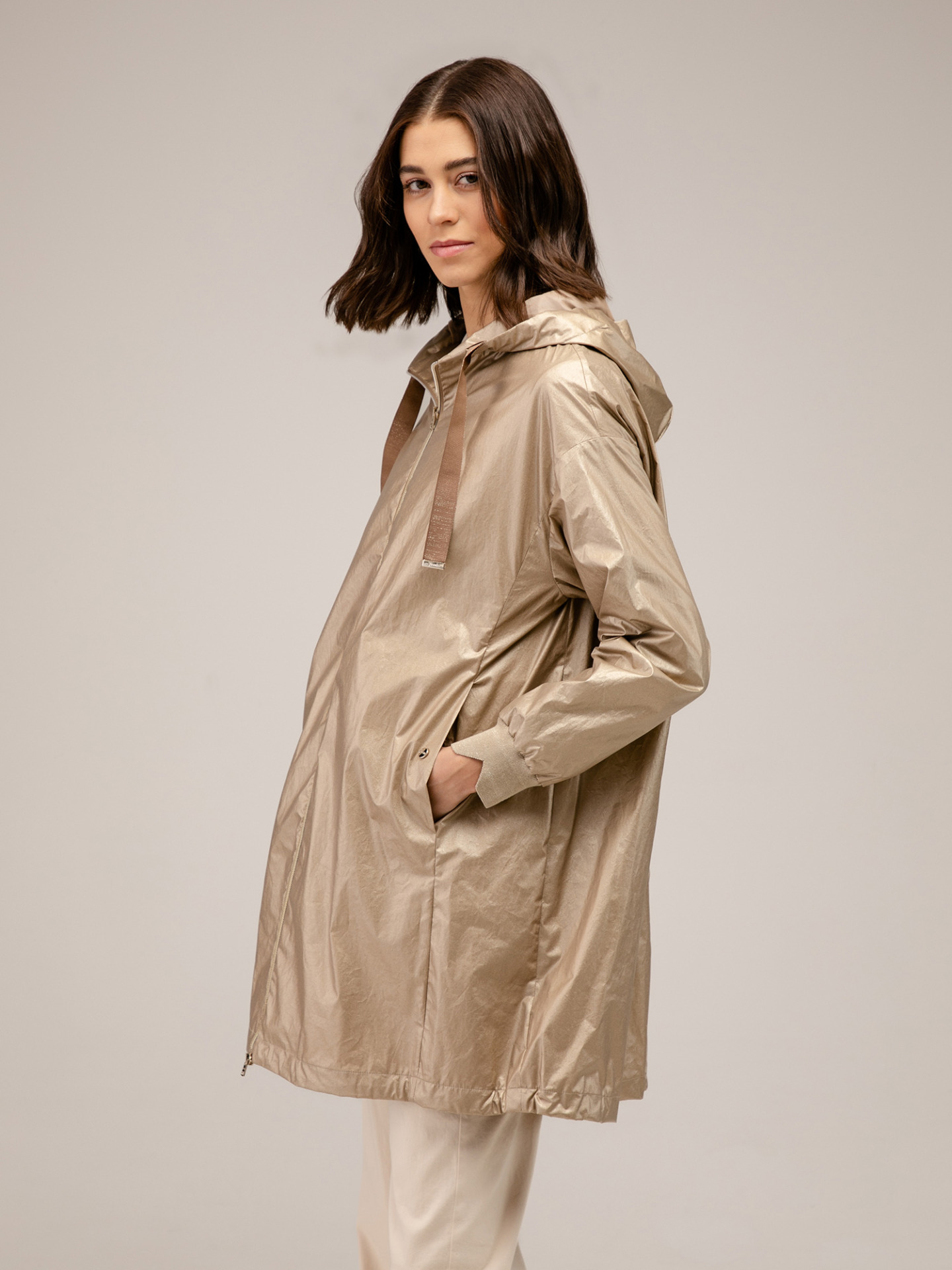 Detailansicht von Regenmantel von HERNO