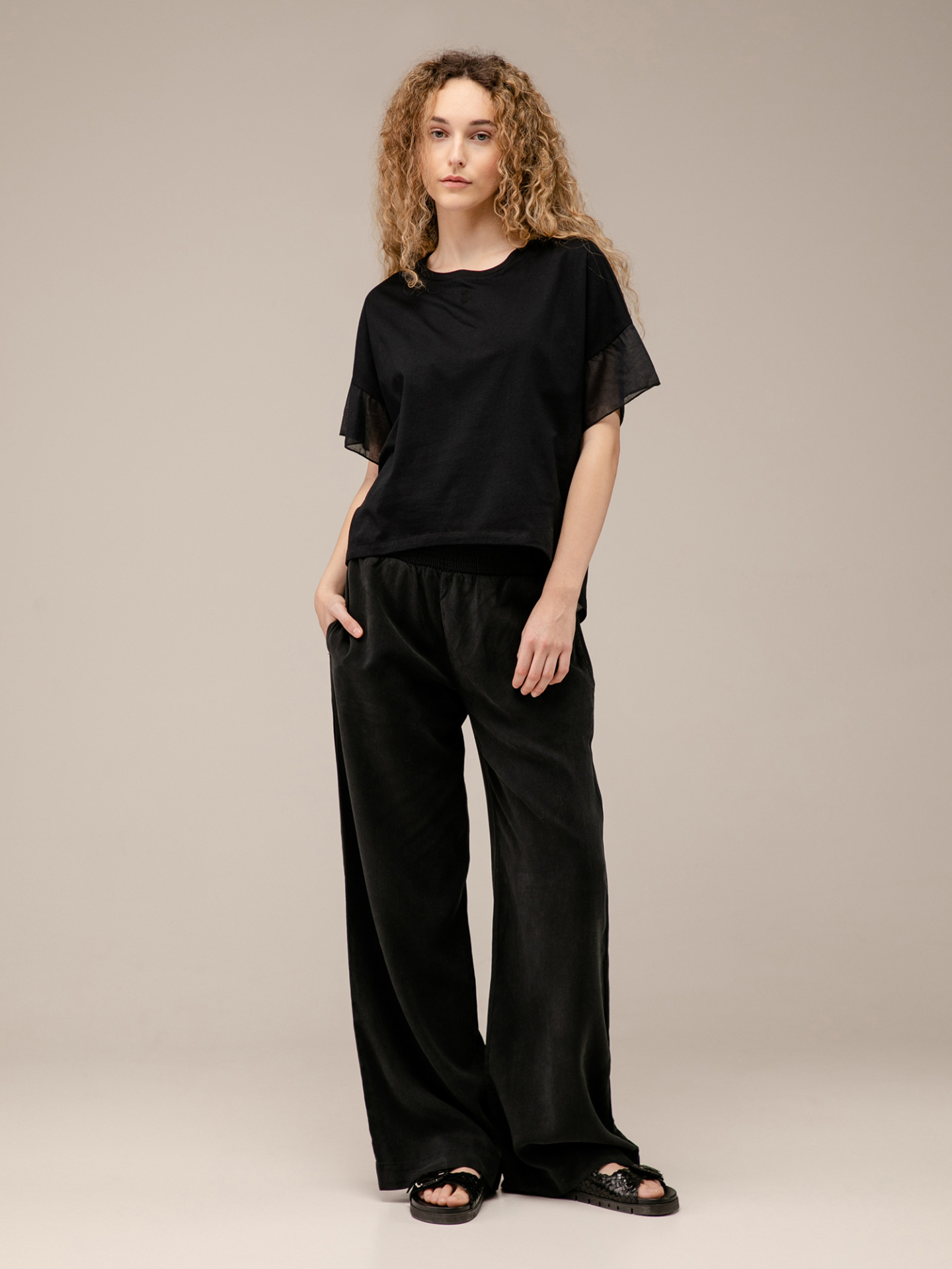 Detailansicht von T-Shirt aus Baumwolle von 10 DAYS