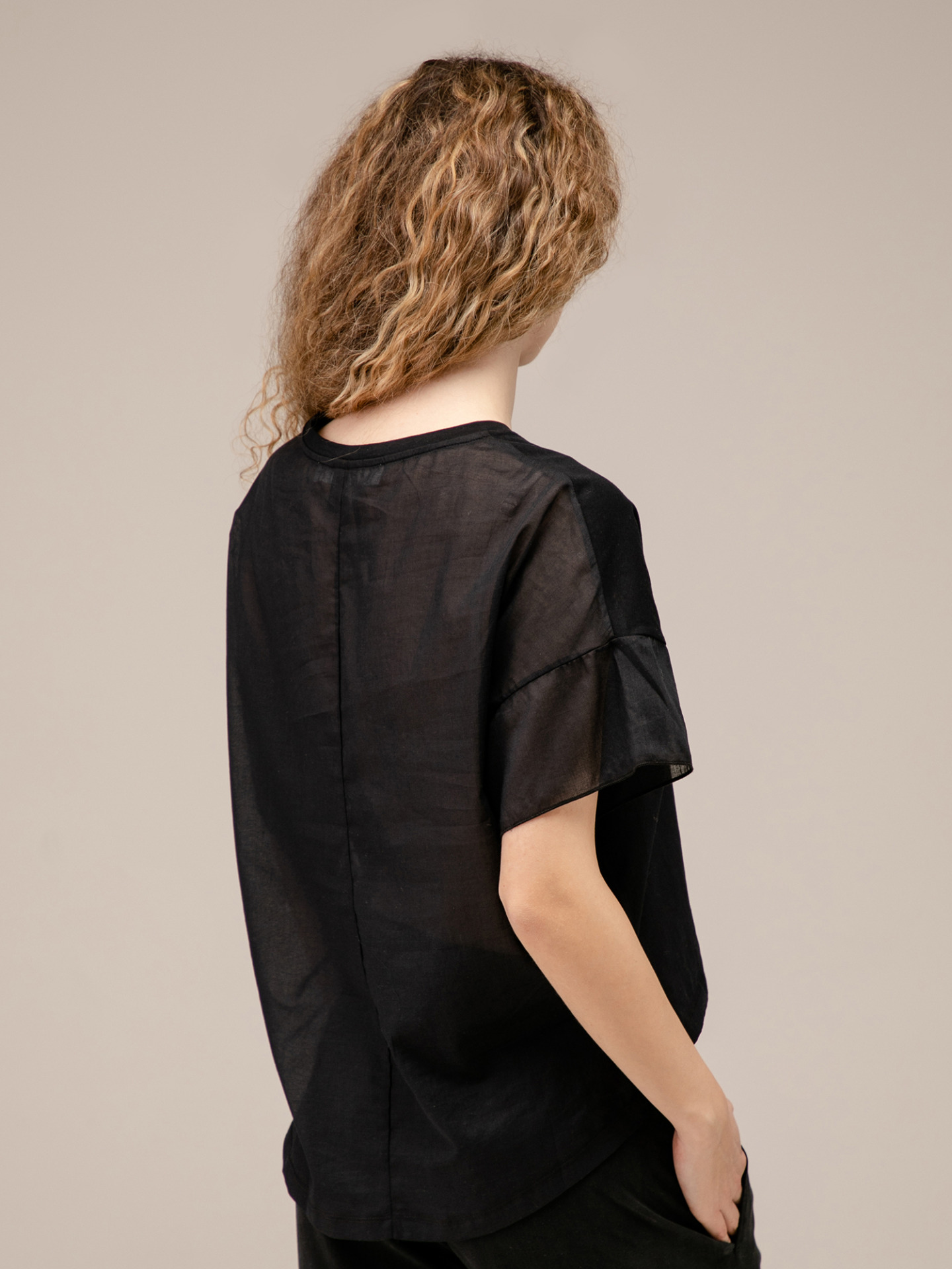 Detailansicht von T-Shirt aus Baumwolle von 10 DAYS