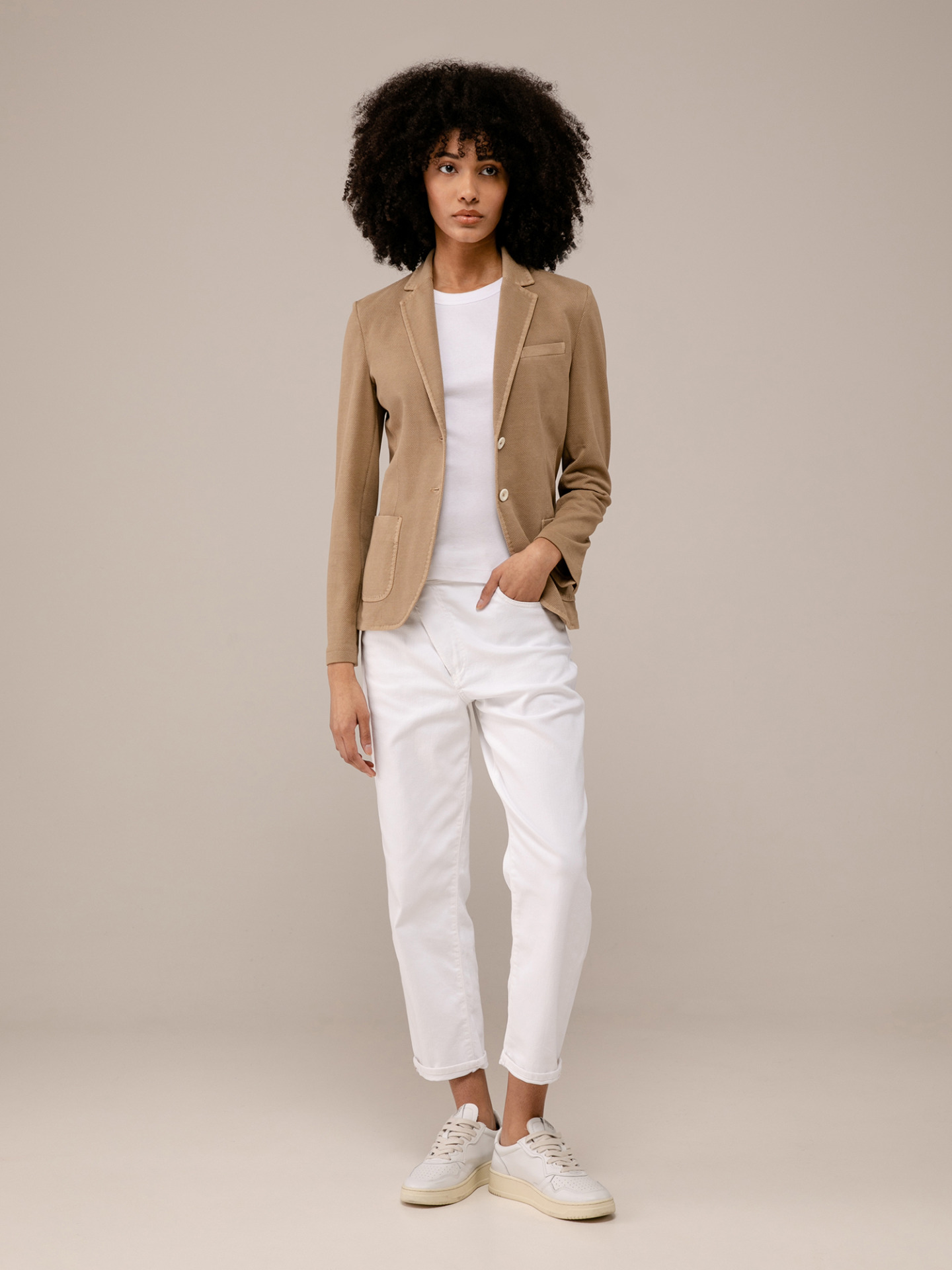 Detailansicht von Blazer aus Baumwolle von CIRCOLO