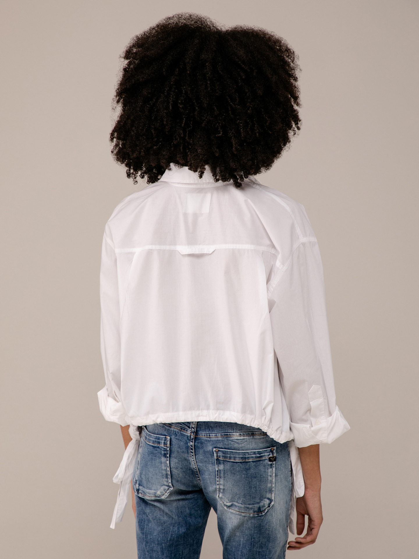 Detailansicht von Kurze Hemdbluse aus Baumwolle von CITIZENS OF HUMANITY