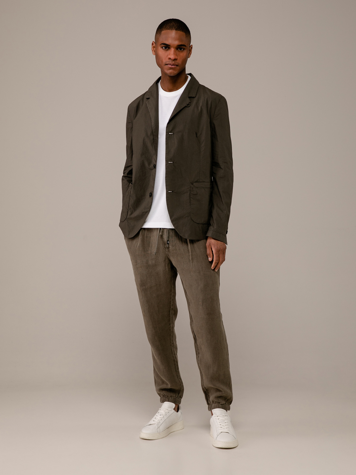 Detailansicht von Baumwollsakko von HANNES ROETHER