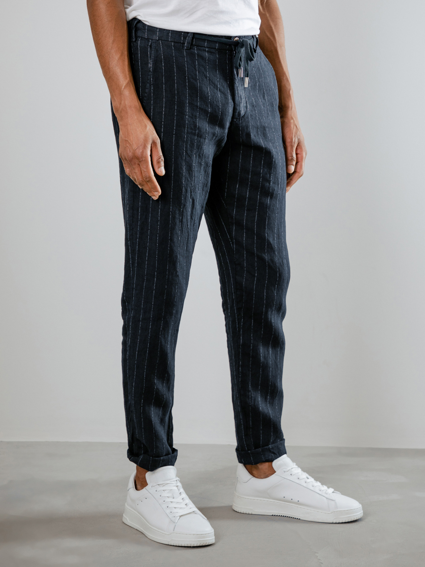 Detailansicht von Lässige Leinenhose von MYTHS