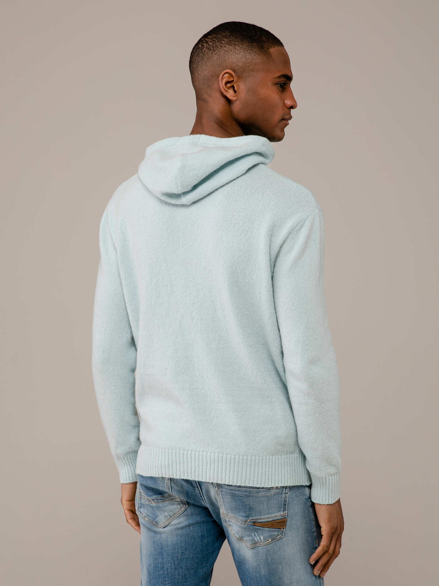 Detailansicht von Kapuzenpullover aus Baumwolle von PHIL PETTER